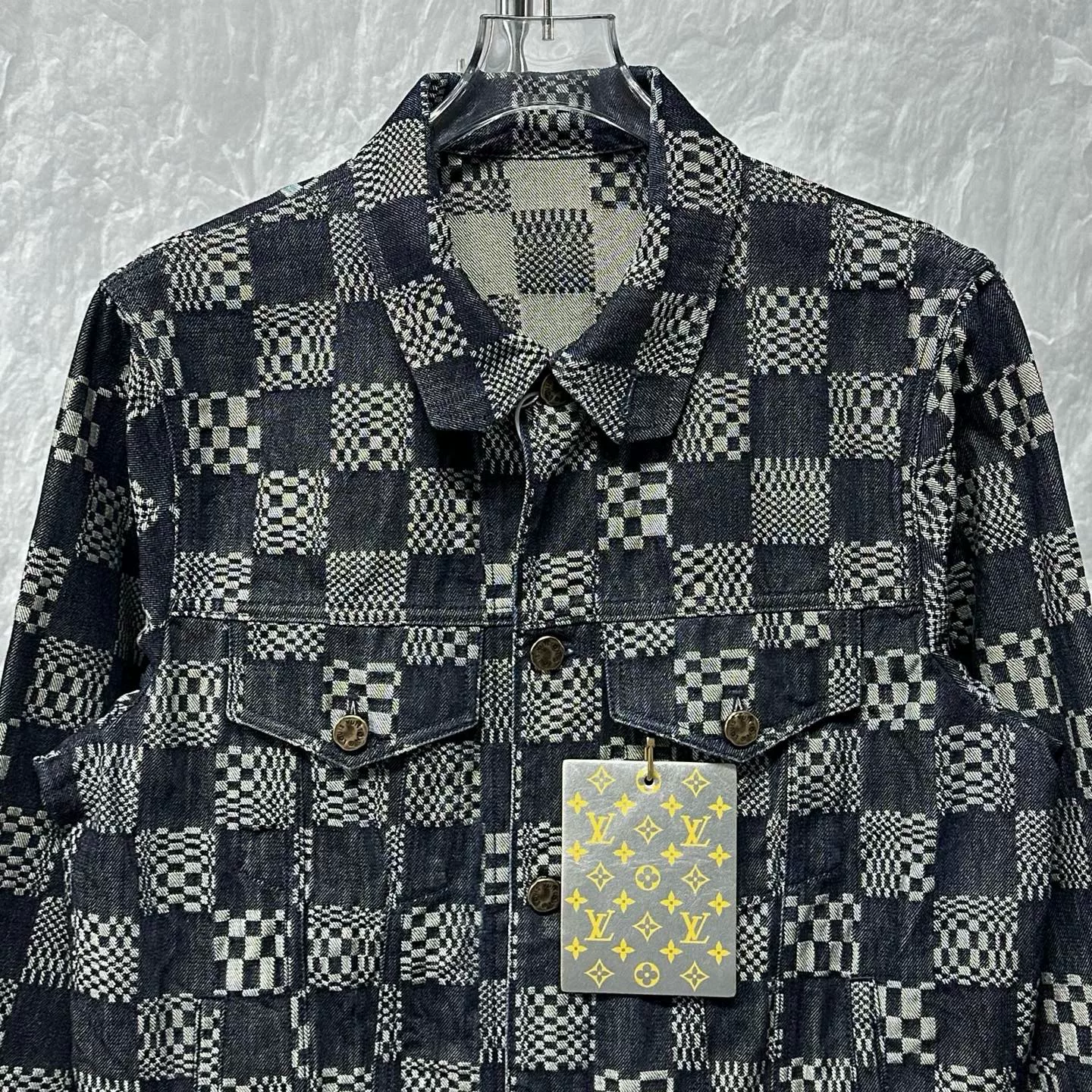 Louis Vuitton Damier Denim Jacket — front