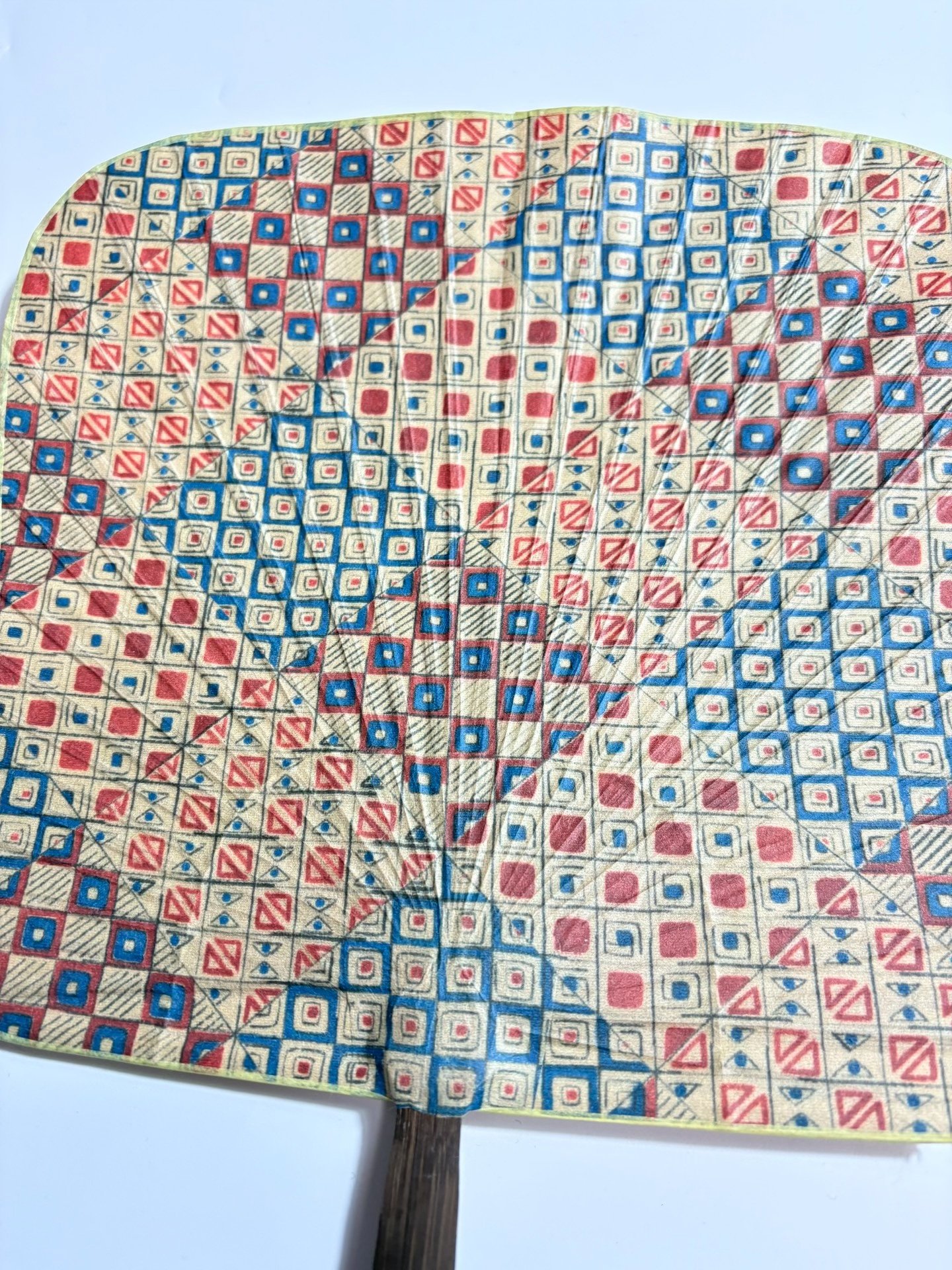 VISVIM Uchiwa Paper Fan — label