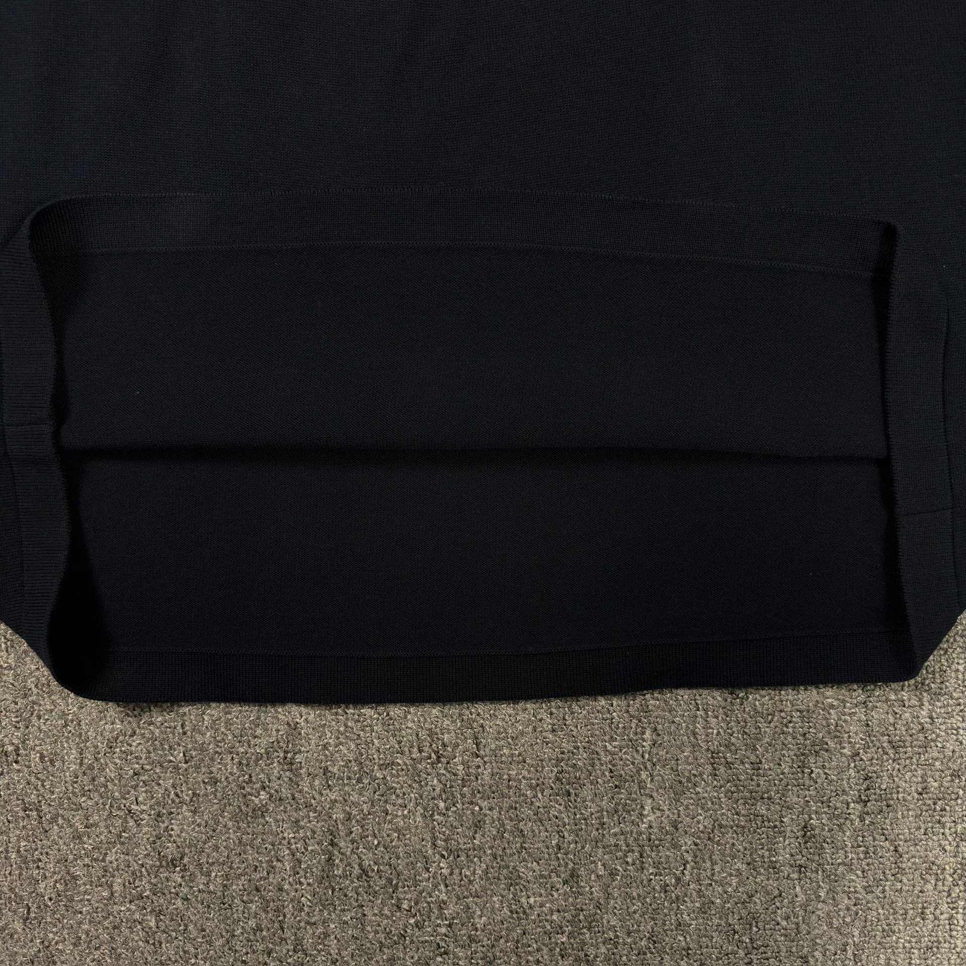 Louis Vuitton Nigo Navy Knit Short-Sleeve Top — label