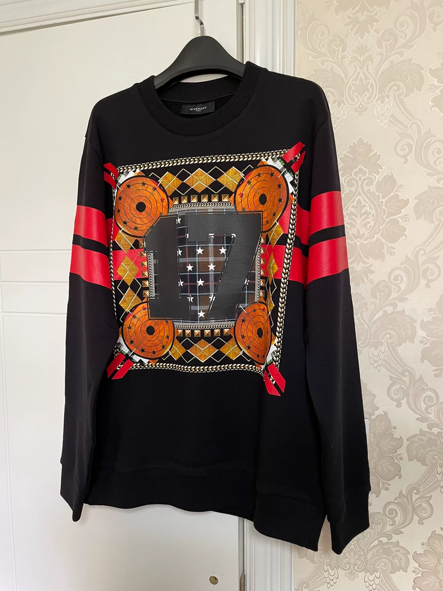 Givenchy 17 Target Crewneck Sweatshirt — detail