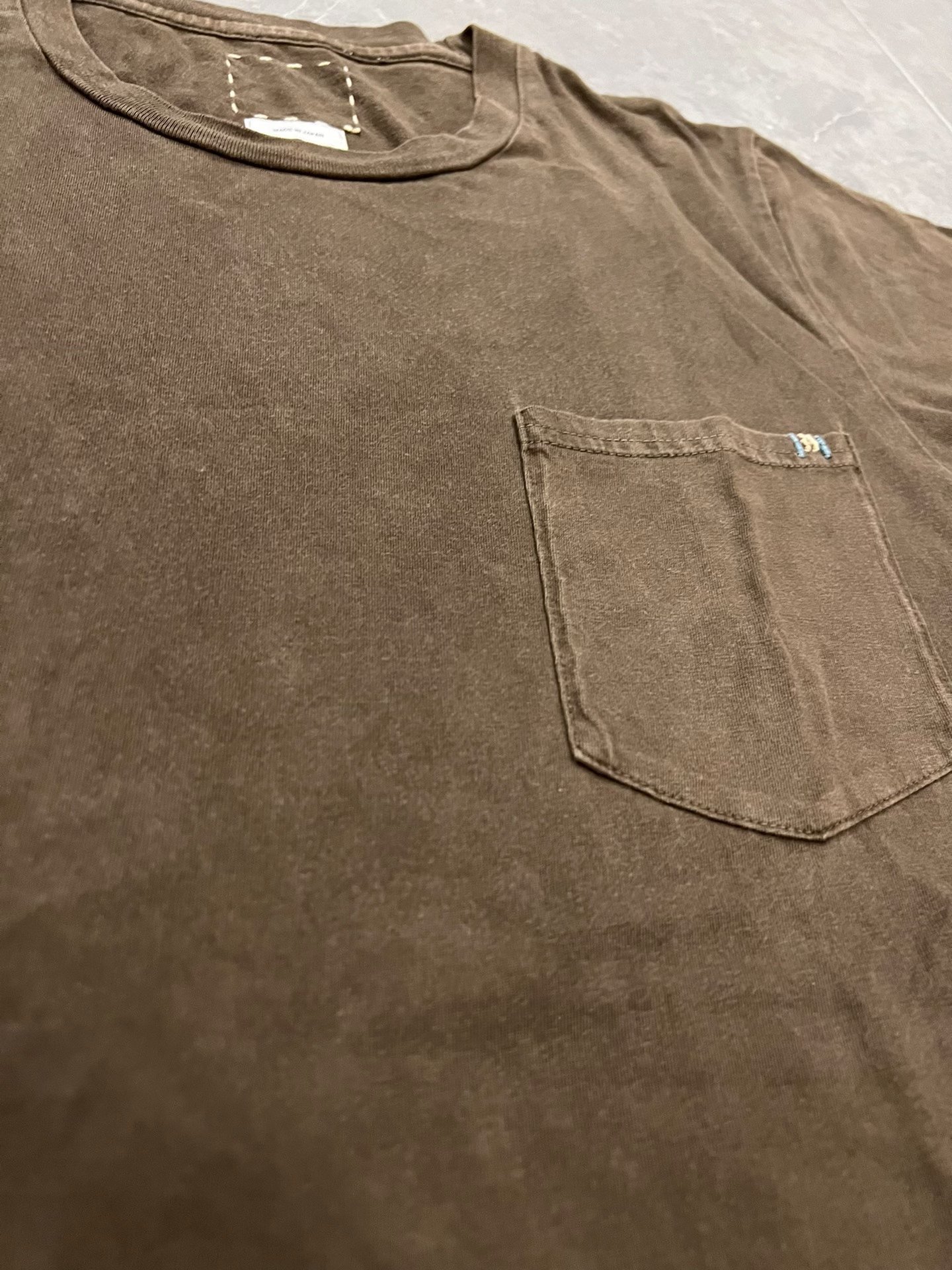 visvim 14ss Jumbo Tee S/S — detail