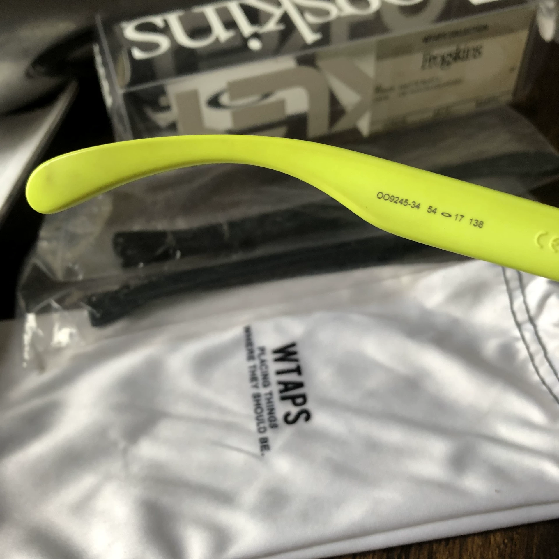 WTAPS x Oakley Collaboration Sunglasses — back
