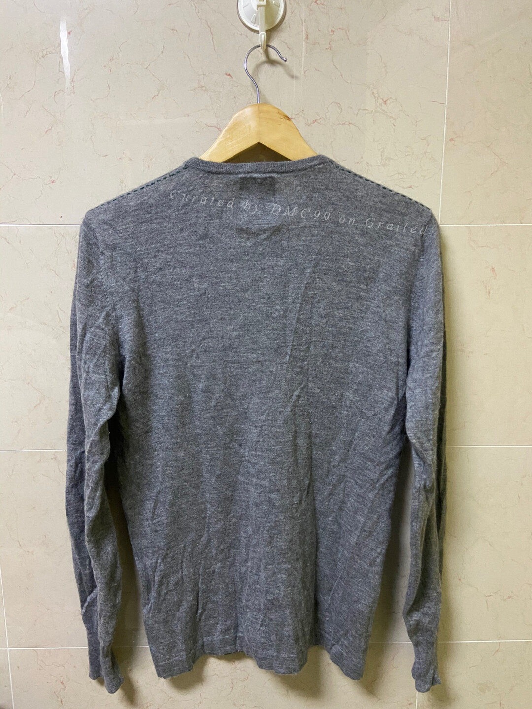 visvim Cashmere Crew Fisherman Sweater — front
