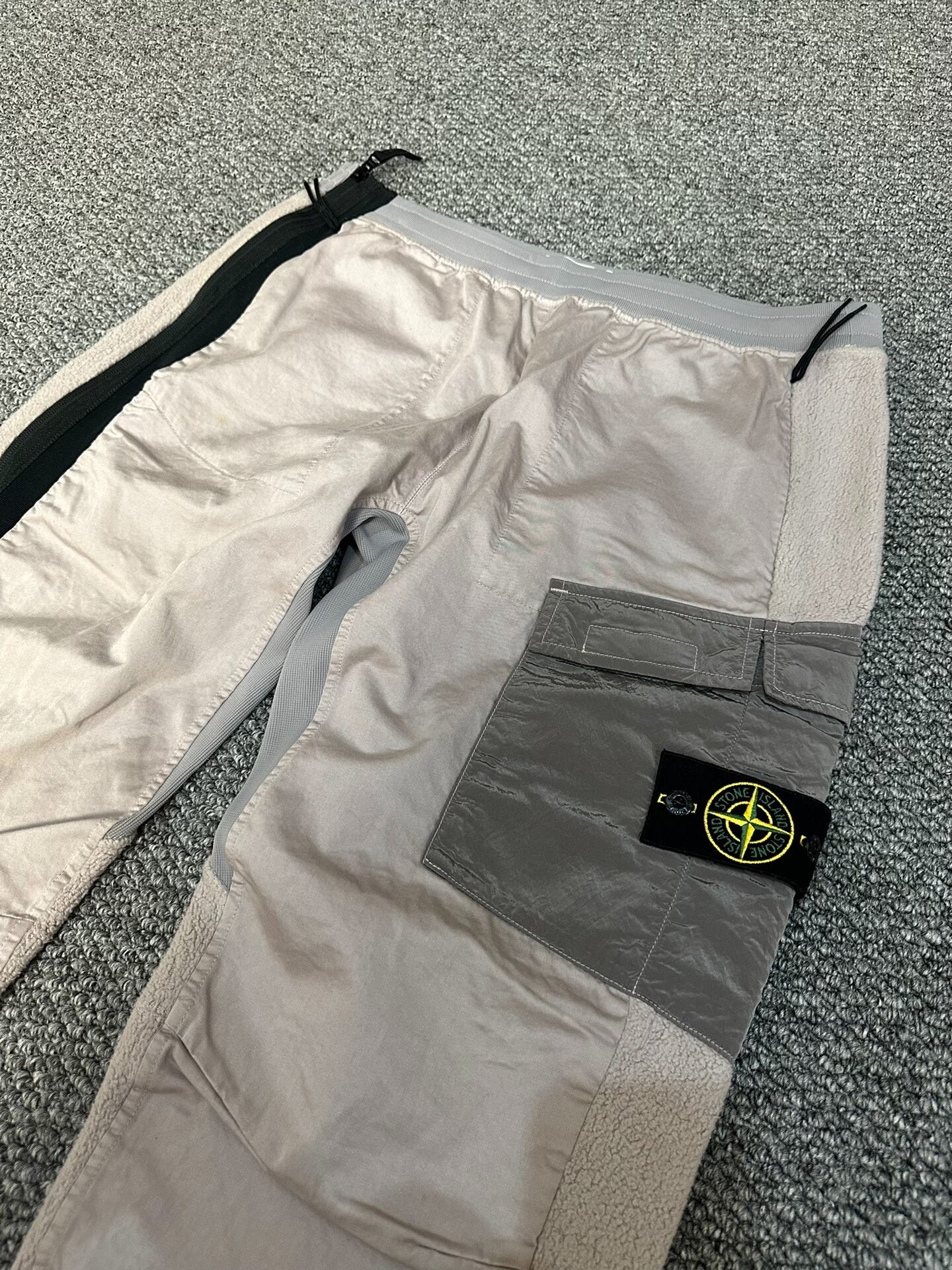 Stone Island Metal Nylon Panel Pants — front