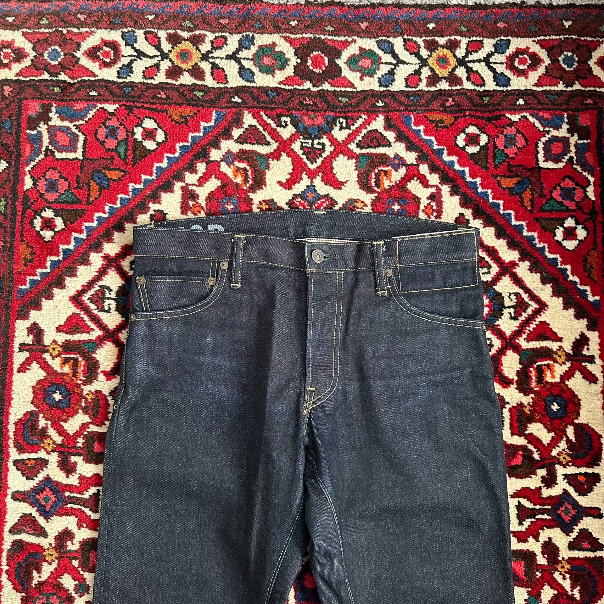 visvim 20AW 10R Raw Denim Jeans — detail