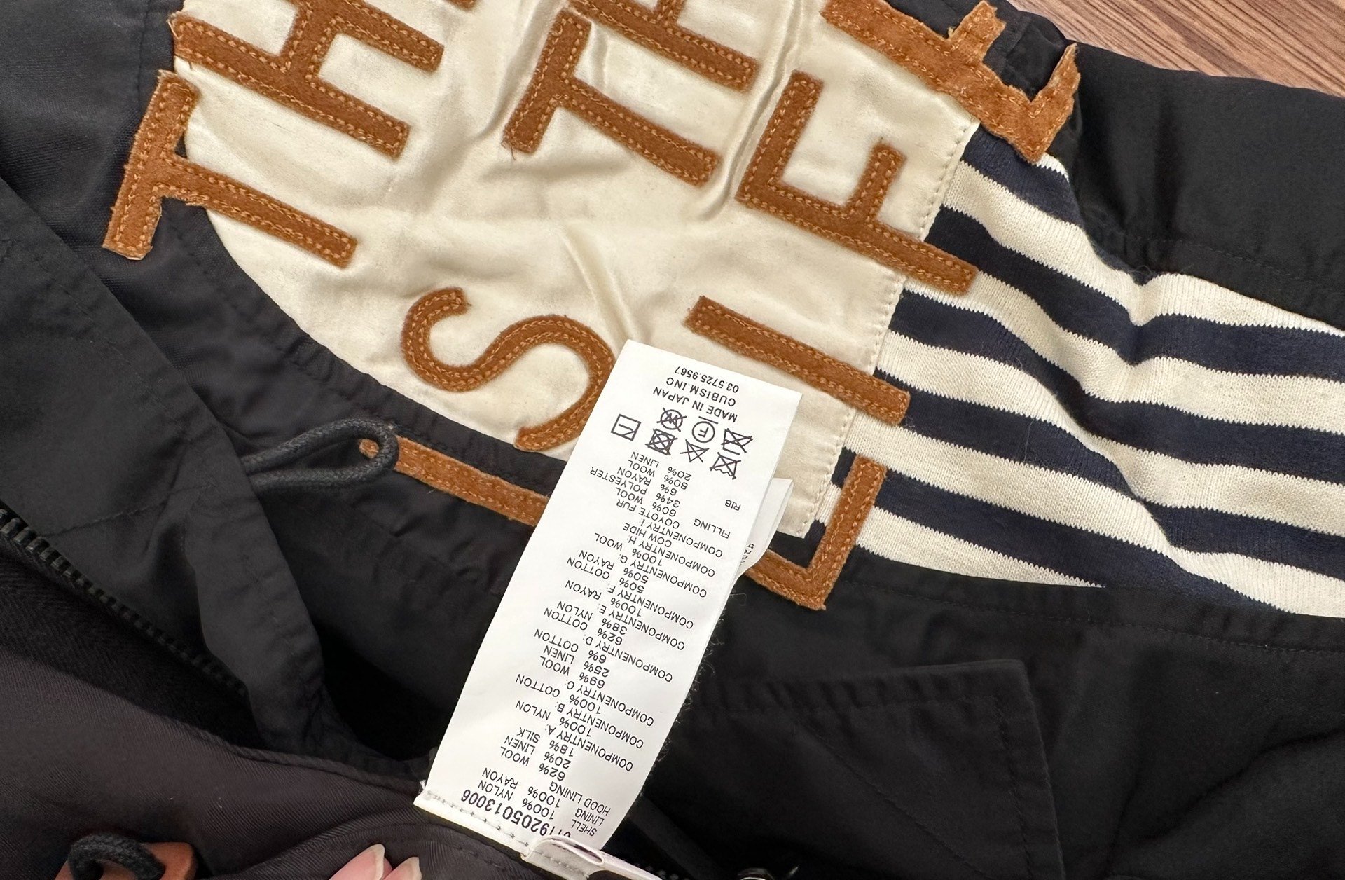 VISVIM VALDEZ COLLAGE 19AW Wolf Fur Jacket — back