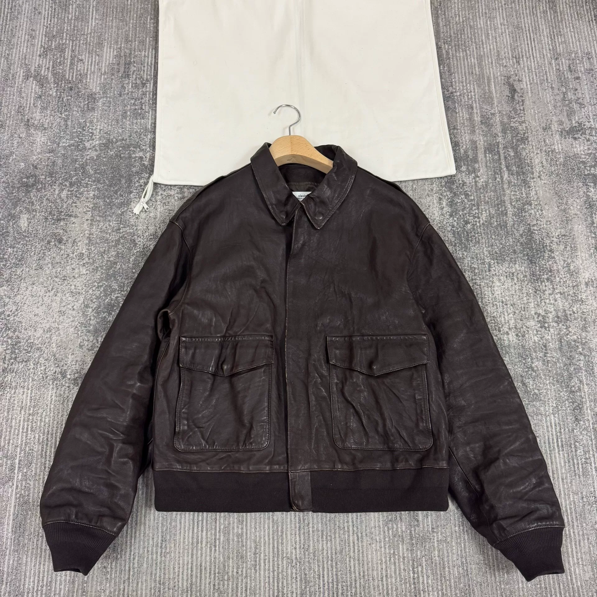 VISVIM 25SS ELMENDORF Kangaroo Leather JKT
