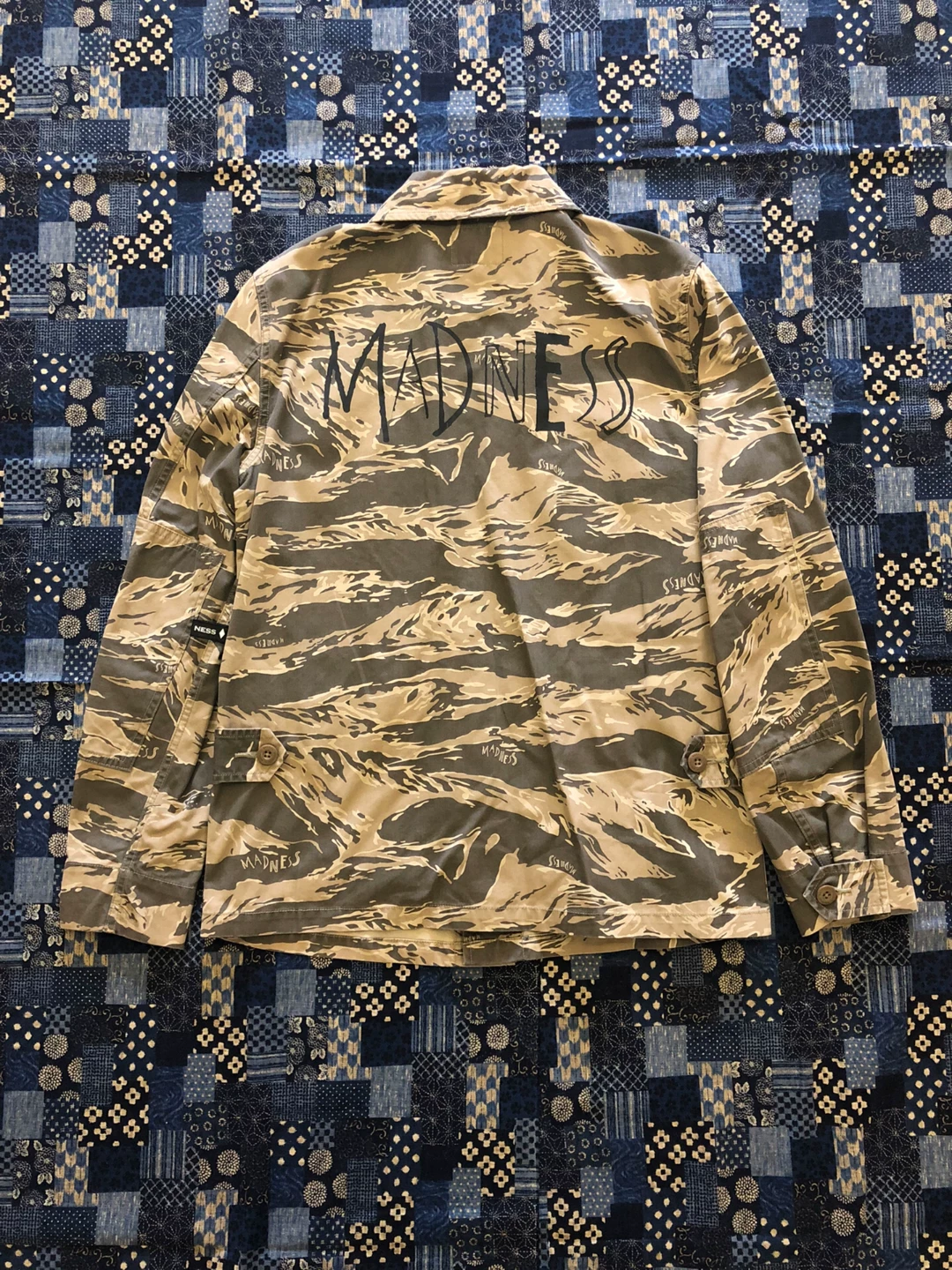 MADNESS Tiger Camo Military Jacket — front
