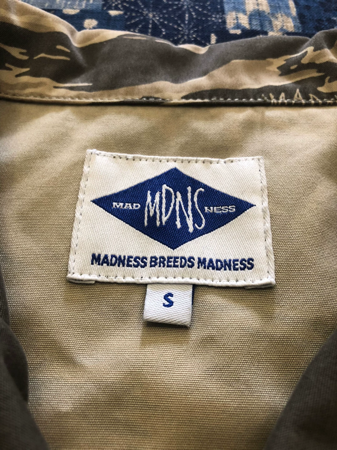 MADNESS Tiger Camo Military Jacket — back