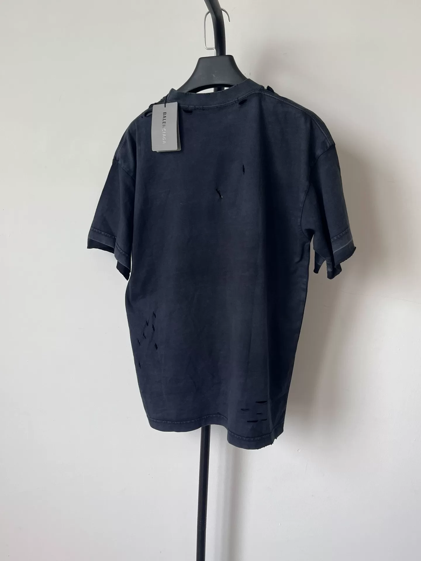 Balenciaga SS22 BB Logo Short-Sleeve T-shirt — front