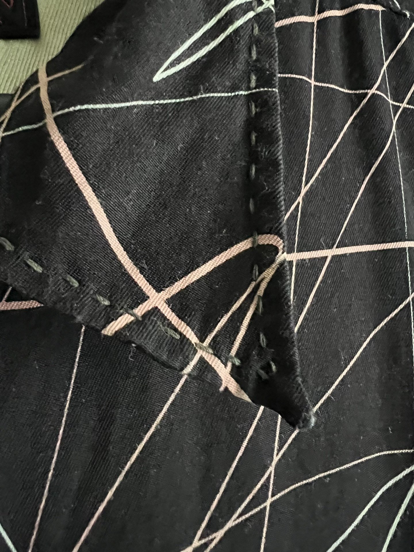 Flat Head Japanese Black Short Sleeve Shirt — back
