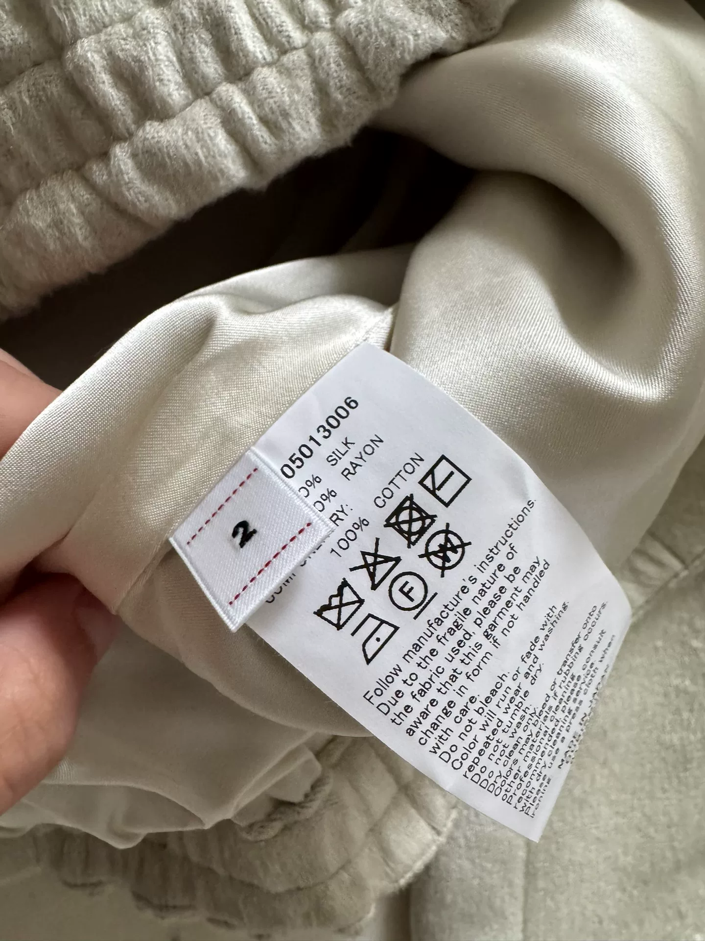 VISVIM 2025AW NORAD Silk Blouson — label