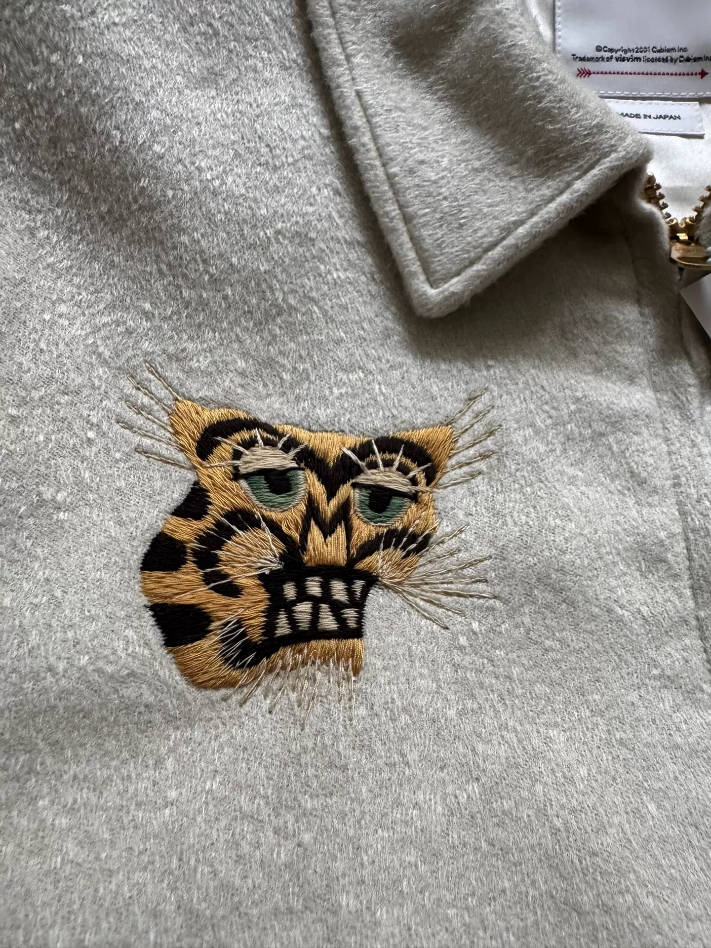 VISVIM 2025AW NORAD Silk Blouson — detail