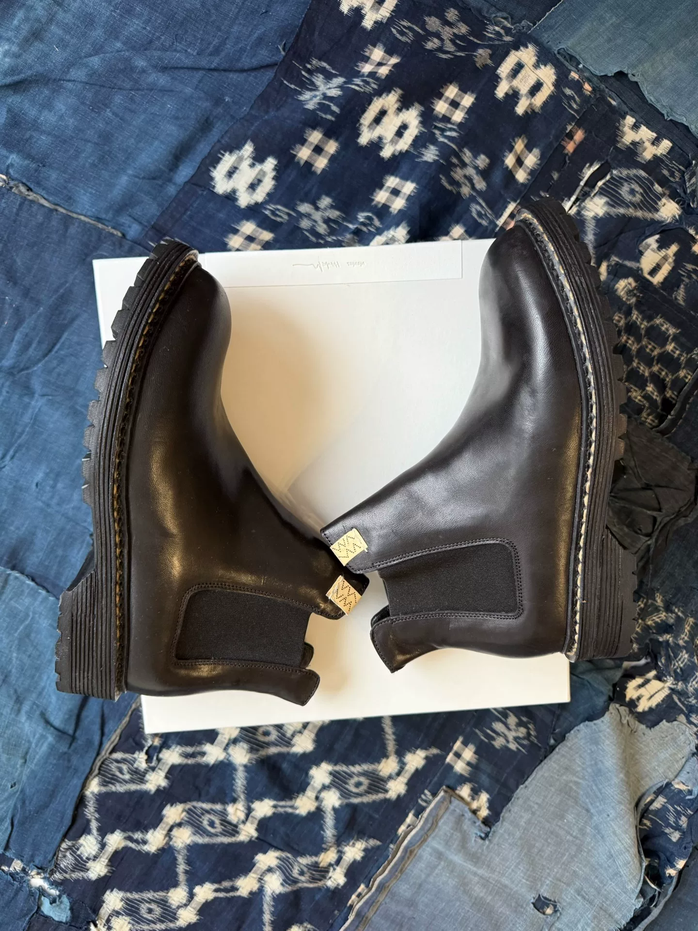 VISVIM 25AW GORNERGRAT MID-FOLK Chelsea Leather Shoes — front