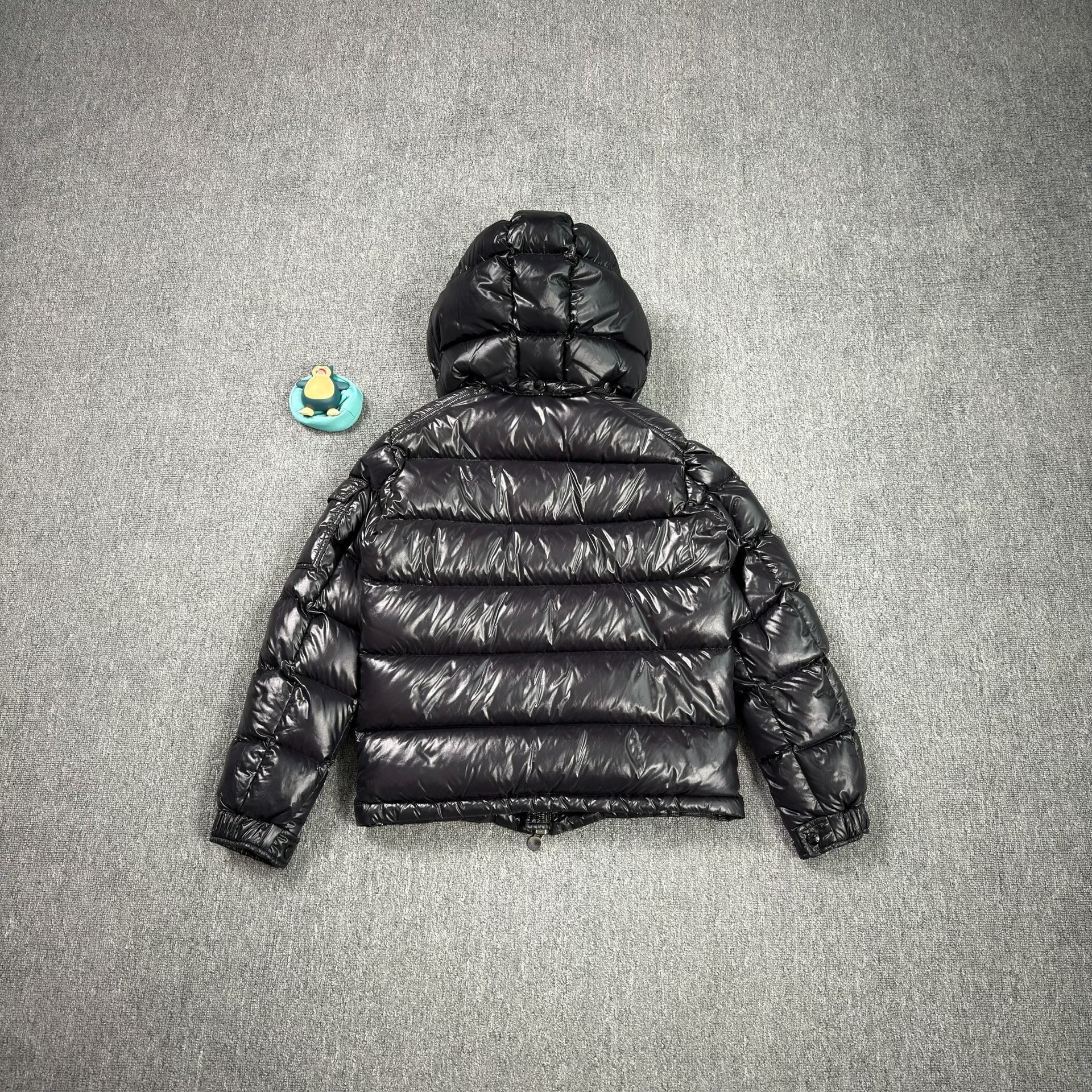 Moncler Maya Black Puffer Jacket — front