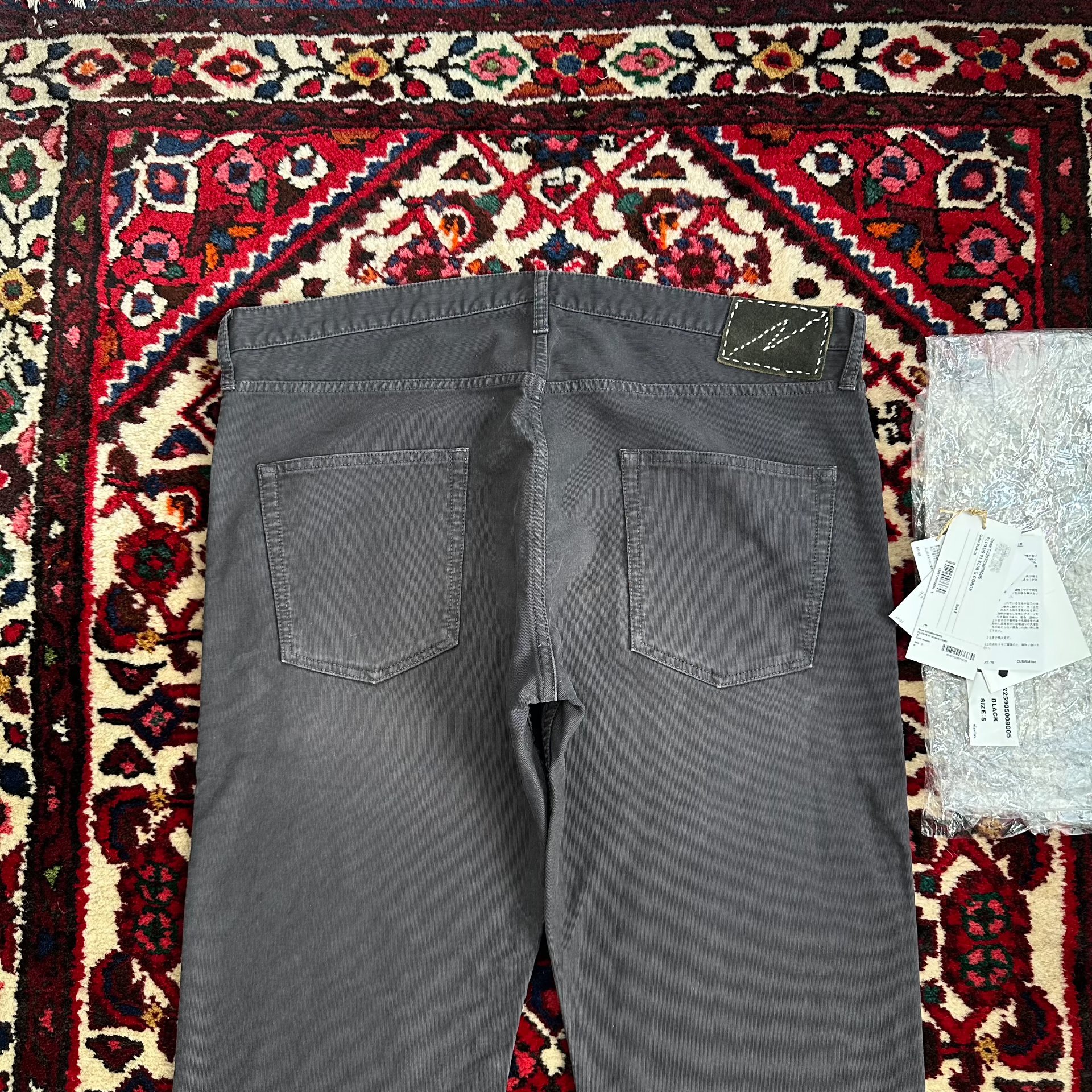 visvim ict FLUXUS 01 SLIM Cords — back