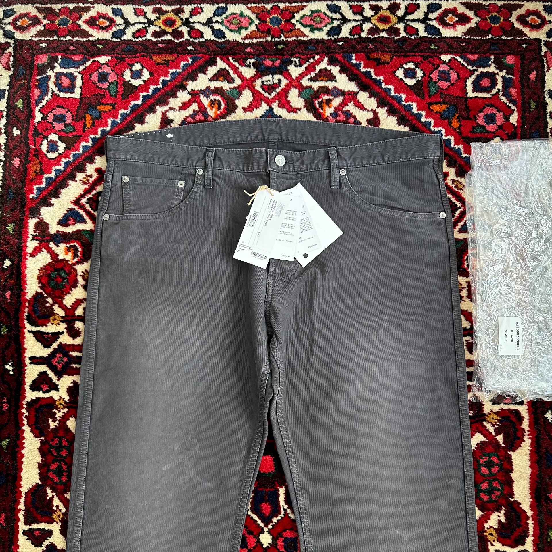 visvim ict FLUXUS 01 SLIM Cords — detail