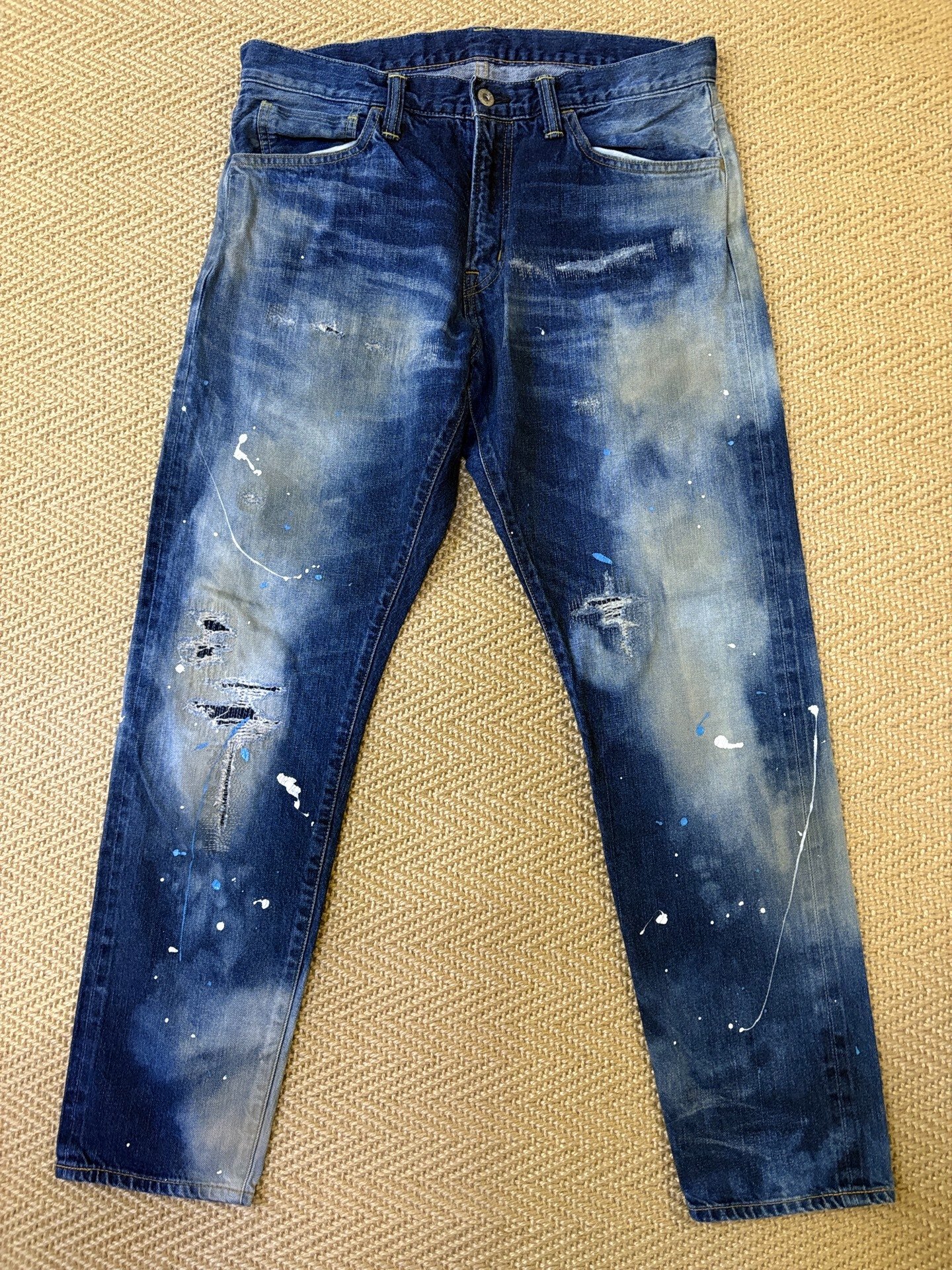 Fragment Destroyed Distressed Denim Pants