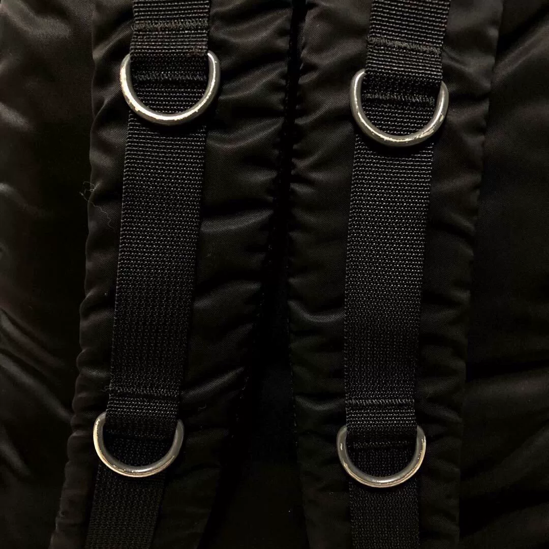 Porter Tanker Black Backpack — detail