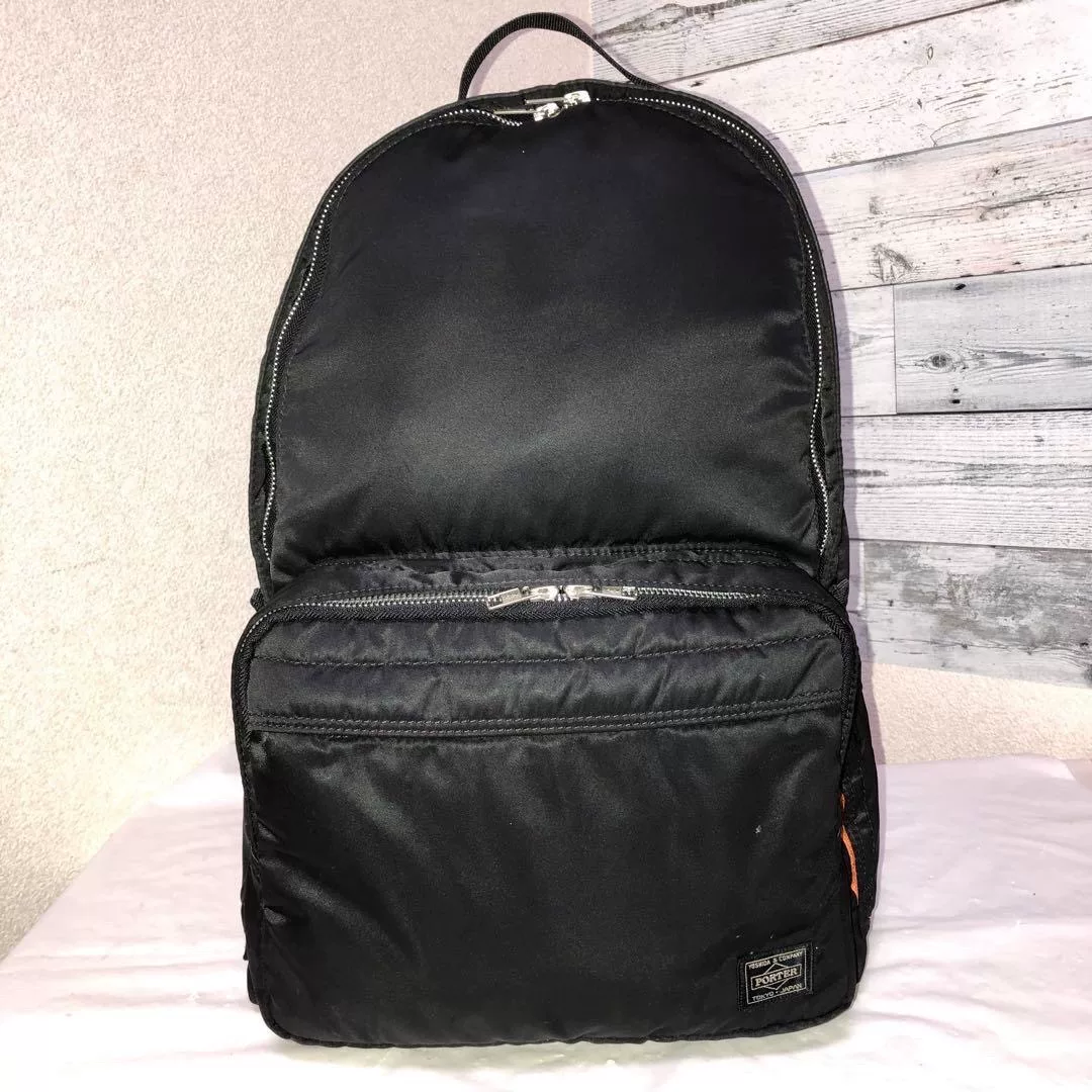 Porter Tanker Black Backpack