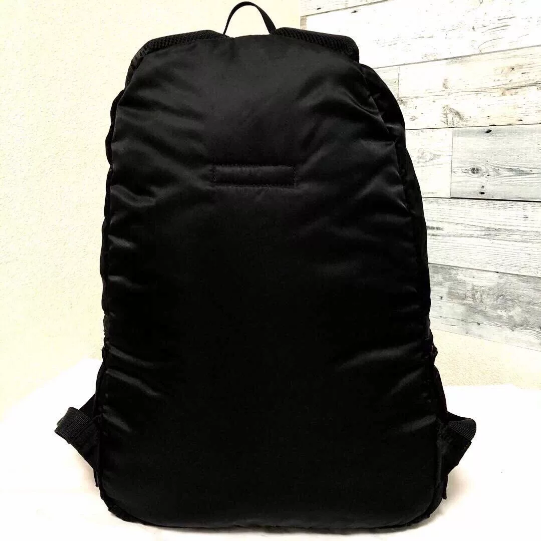 Porter Tanker Black Backpack — back