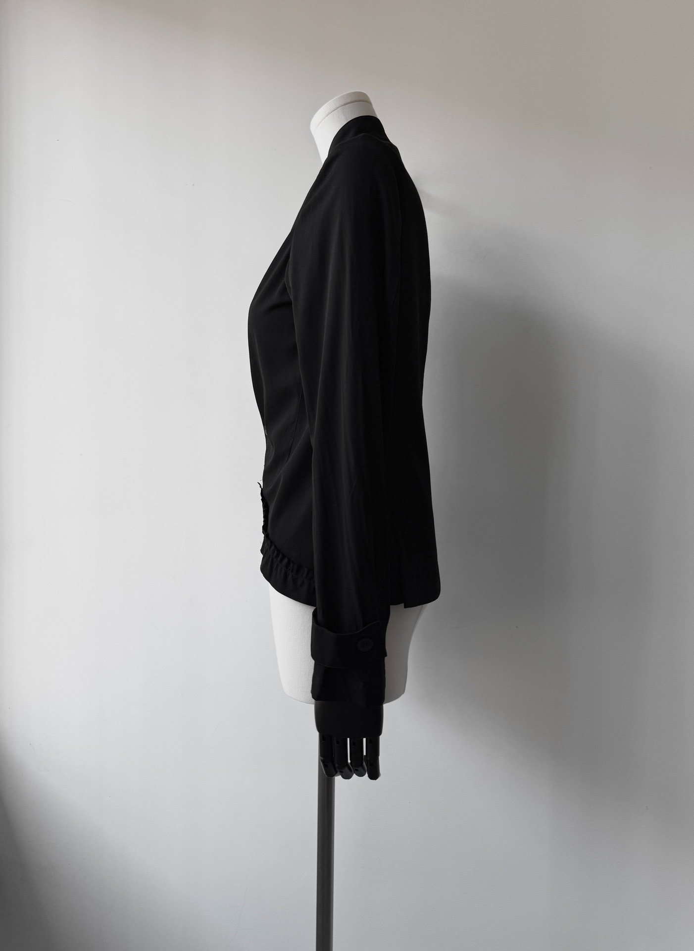 Yohji Yamamoto Y's 05SS Stand Collar Jacket — detail