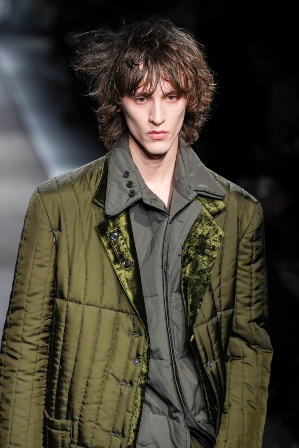 Yohji Yamamoto 25AW Velvet Coat — back