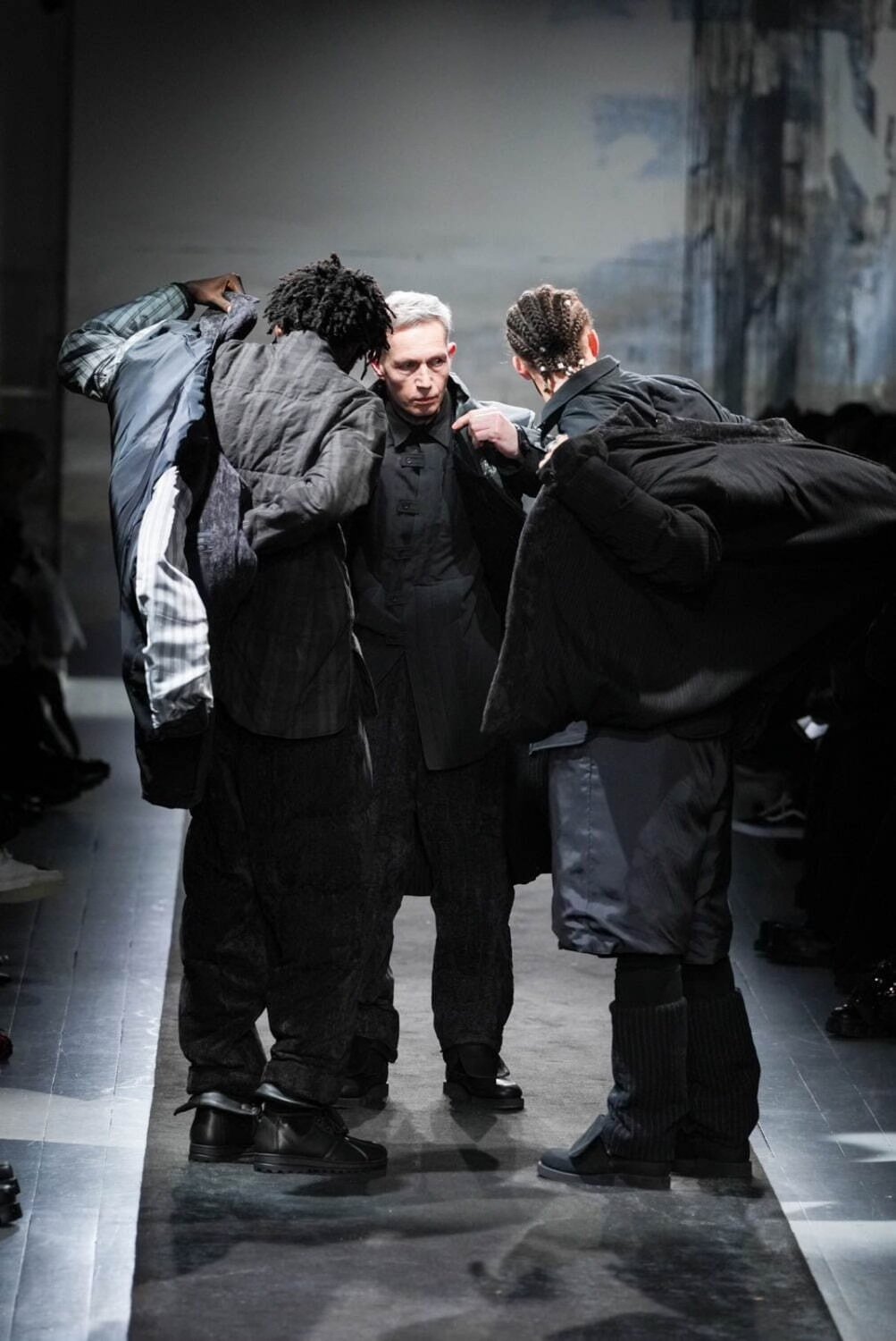 Yohji Yamamoto 25AW Velvet Coat — label