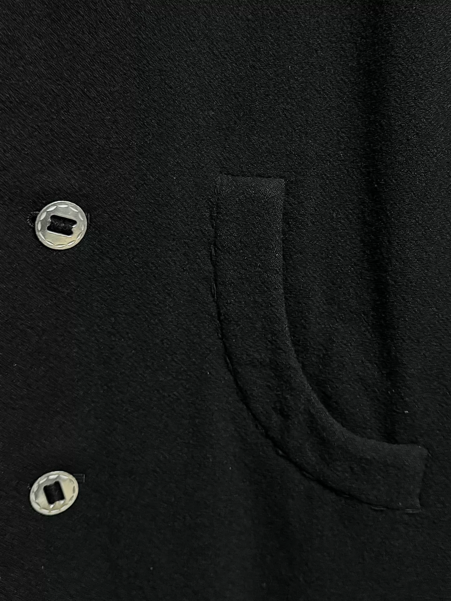Yohji Yamamoto 05AW Silver Button Jacket — back