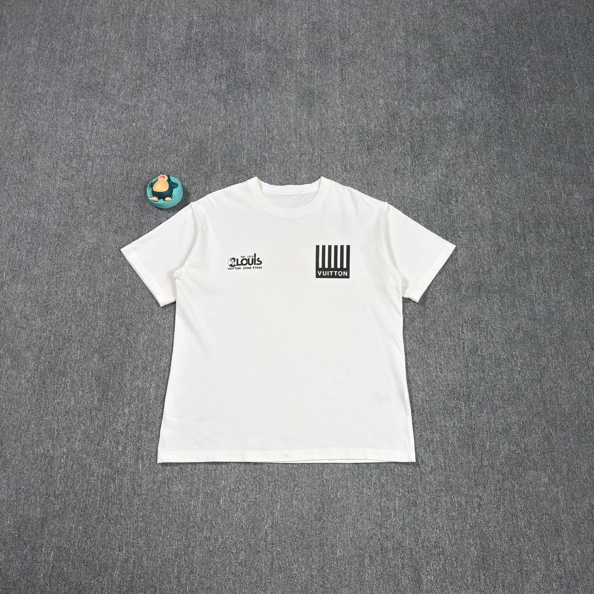 Louis Vuitton White Logo Short-Sleeve T-Shirt