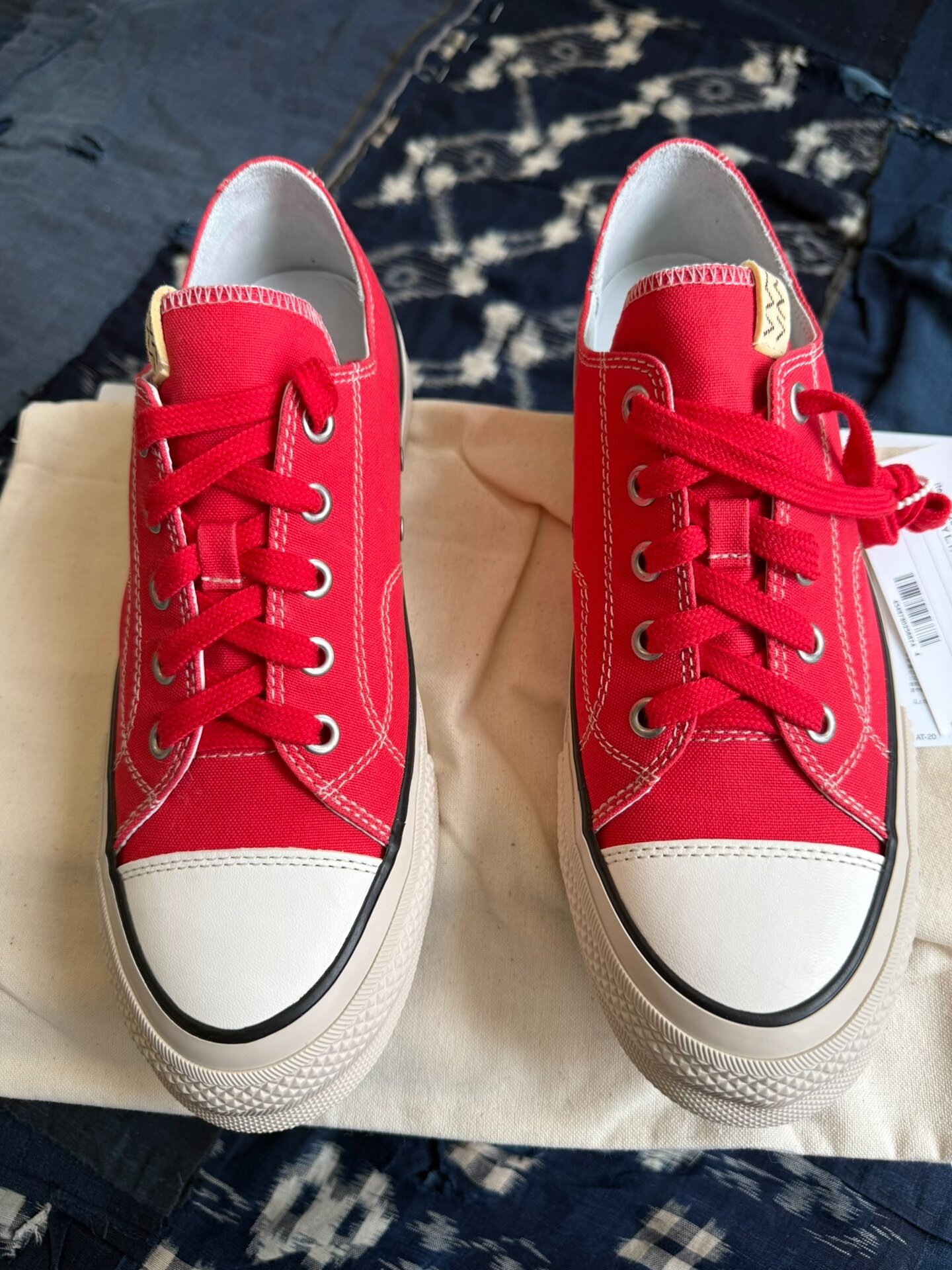 VISVIM 25SS SKAGWAY L.T.LO Low-Top Canvas — label