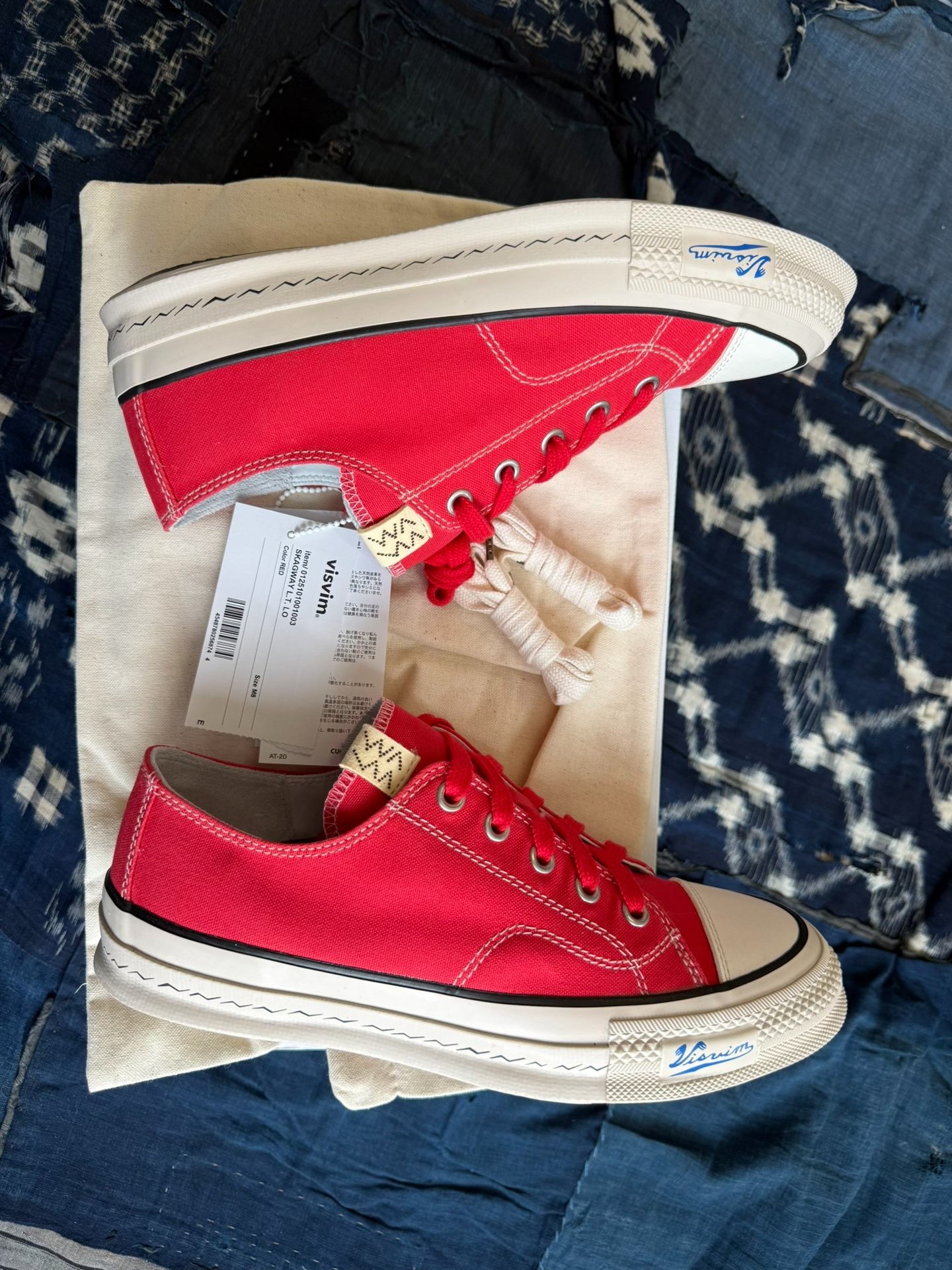 VISVIM 25SS SKAGWAY L.T.LO Low-Top Canvas — detail