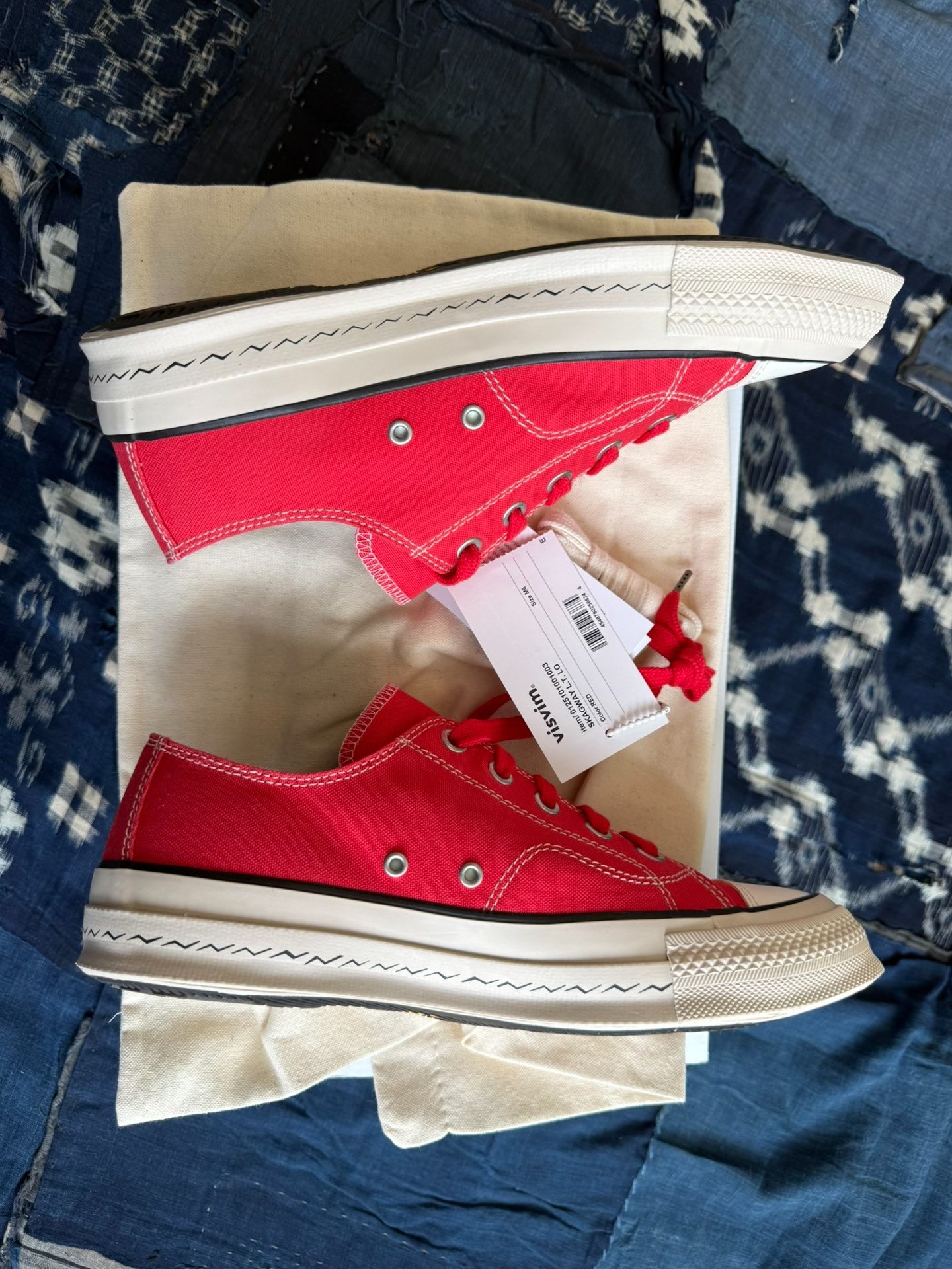 VISVIM 25SS SKAGWAY L.T.LO Low-Top Canvas — back