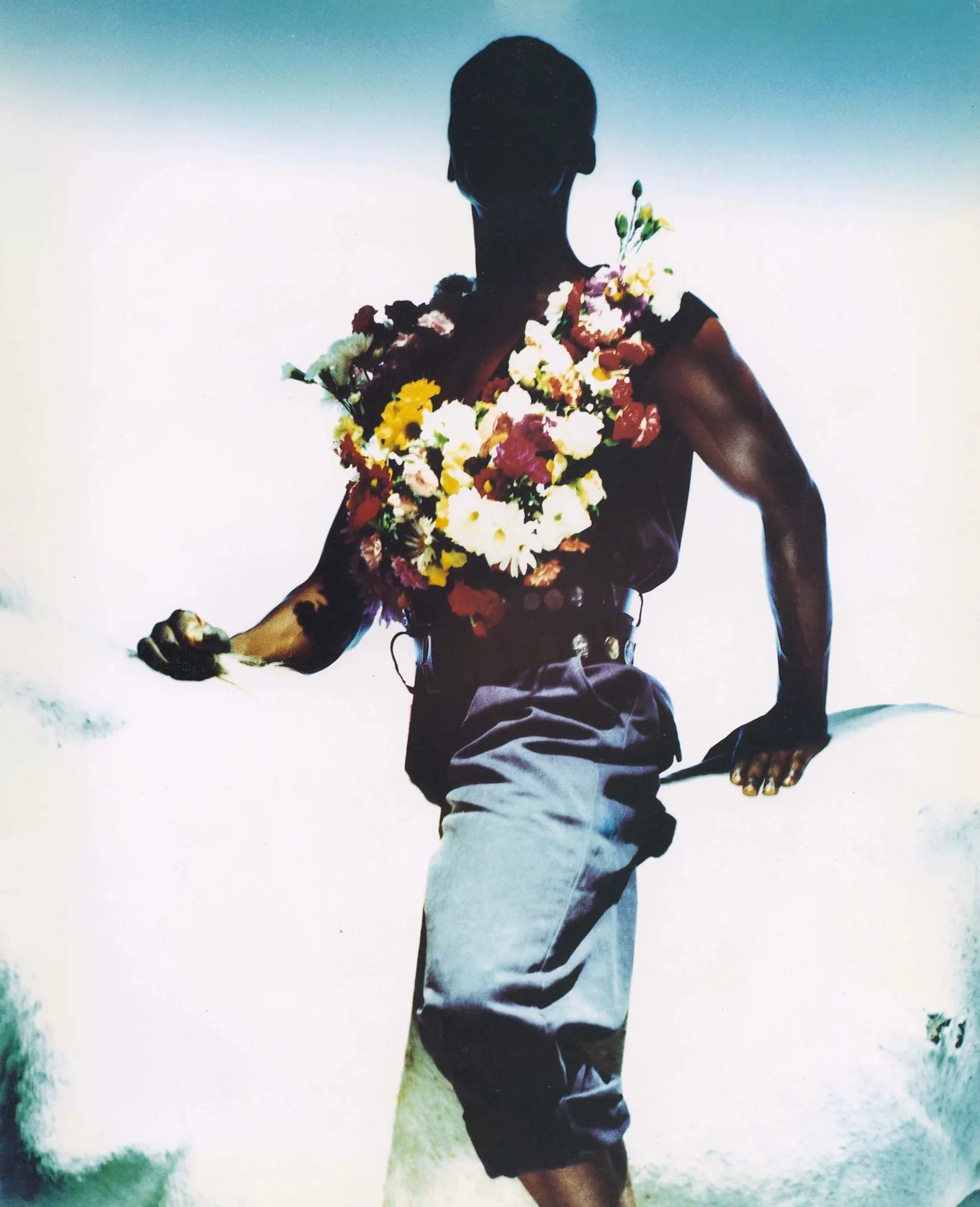 Yohji Yamamoto 90s Oversized Floral Shirt — back