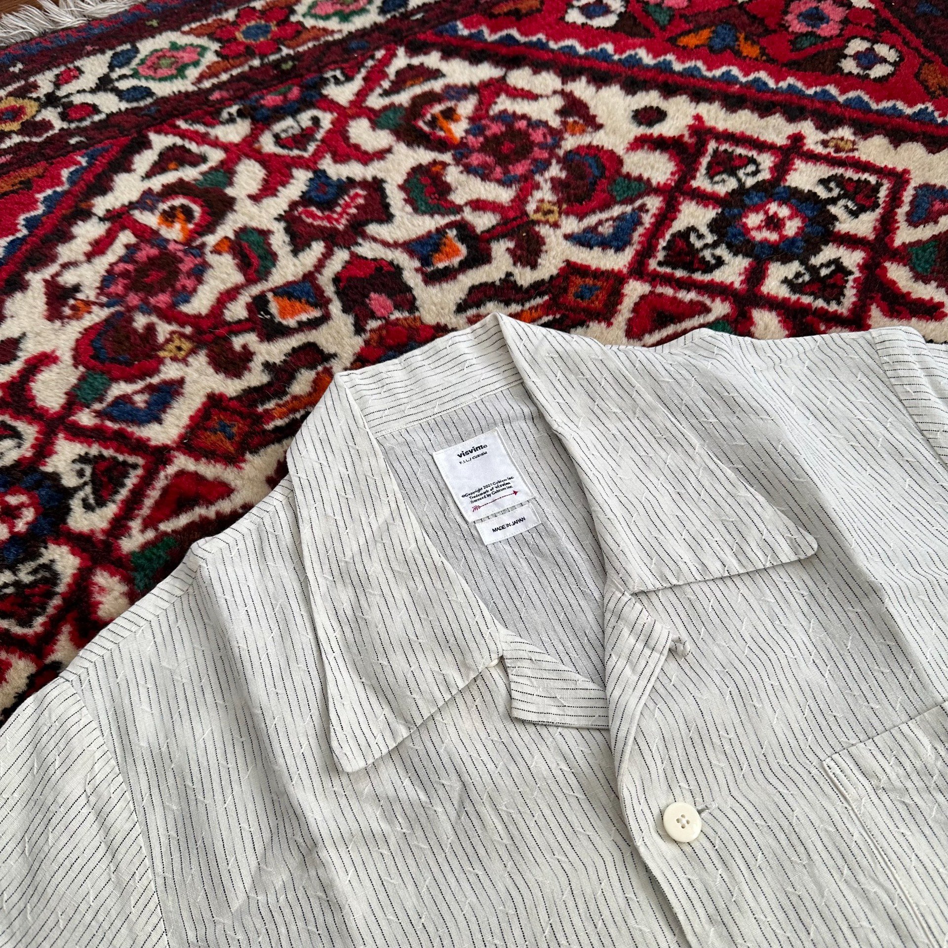 VISVIM 19SS ELLERY S/S Shirt — label