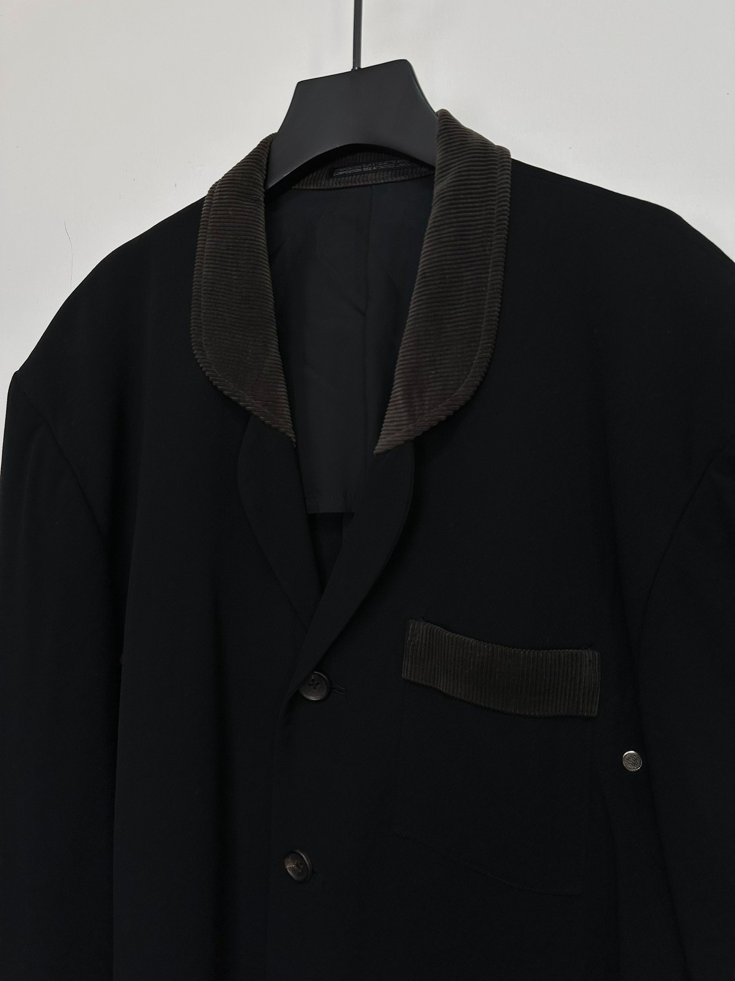 Yohji Yamamoto 1988 SS Vented Coat — back