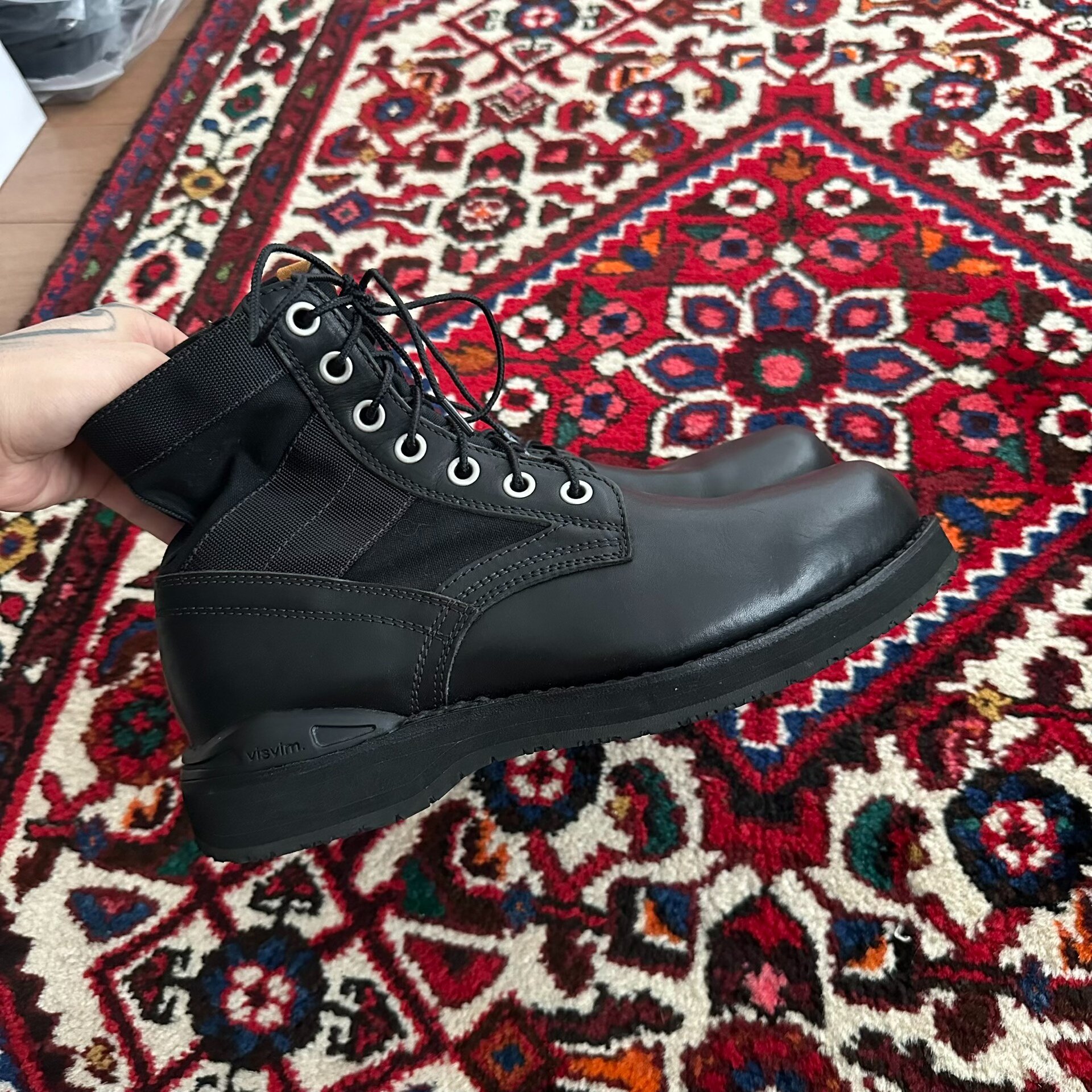visvim 17ss 7-Hole Boots Size 9 — detail