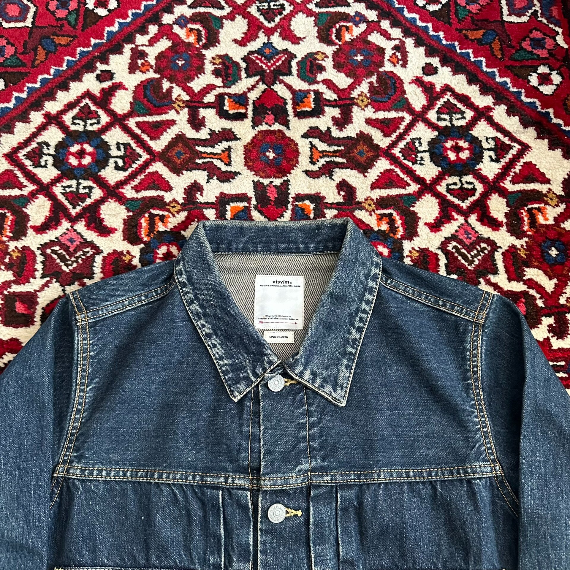 visvim 19aw 101 Denim Jacket — label
