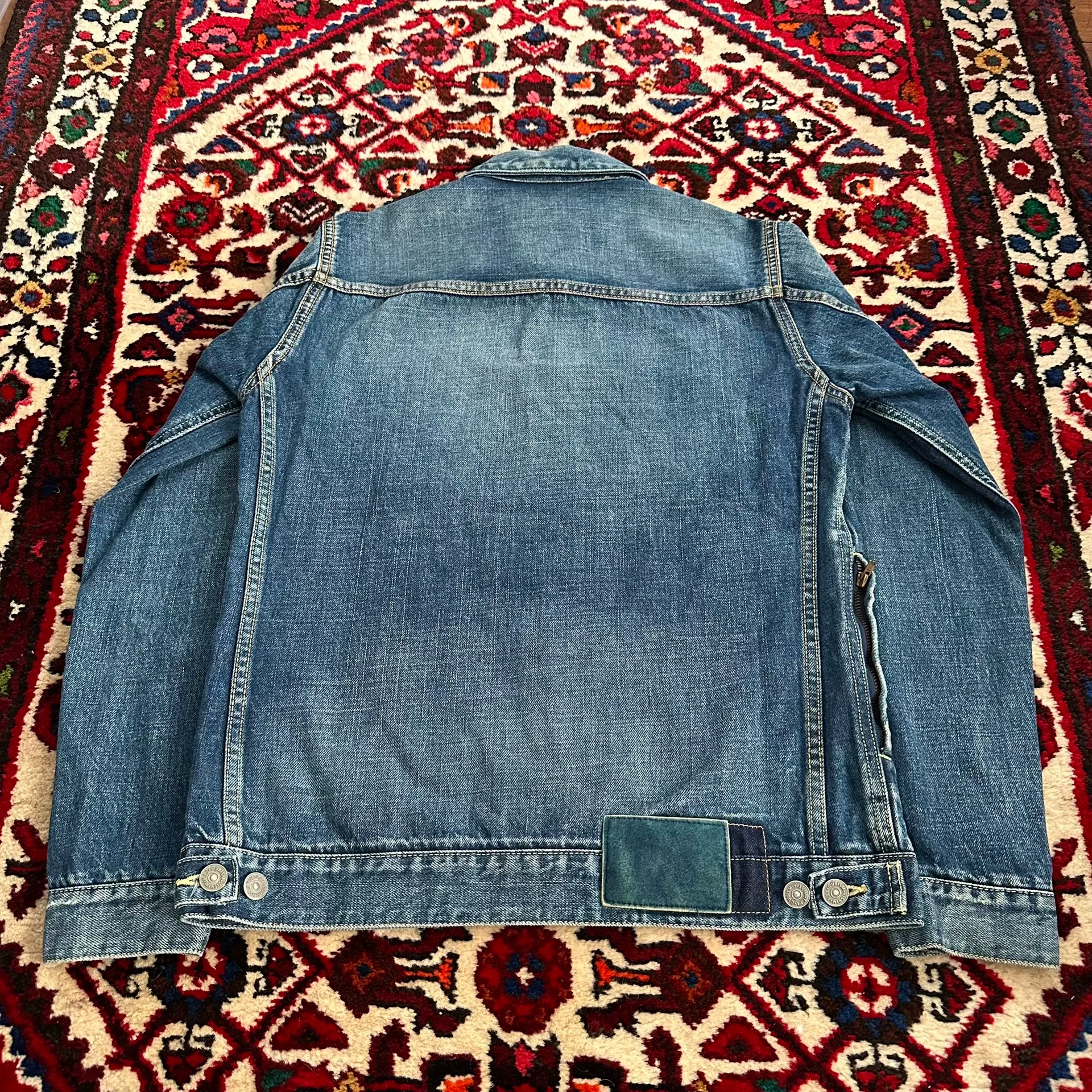 visvim 12aw 101 Denim Jacket — back