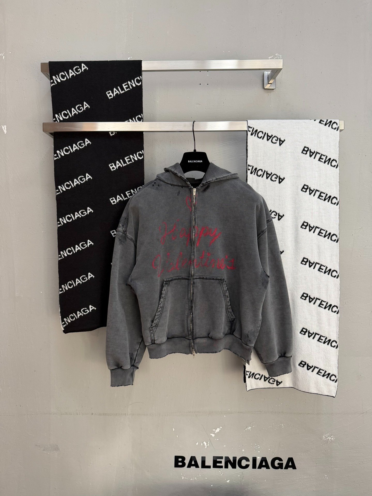 Balenciaga Valentine's Limited Zip Jacket