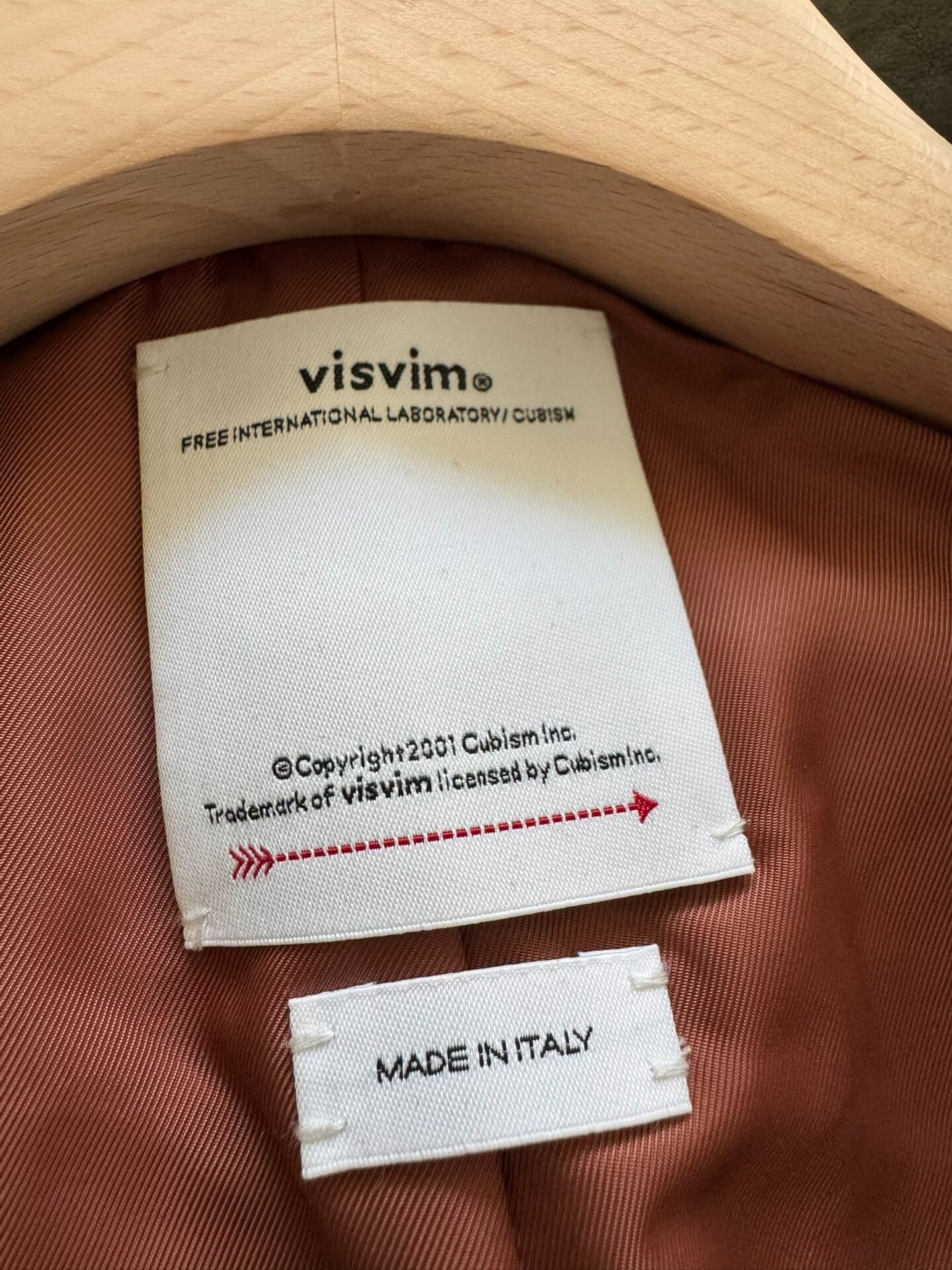 VISVIM 24SS DUNLOP JKT IT — label