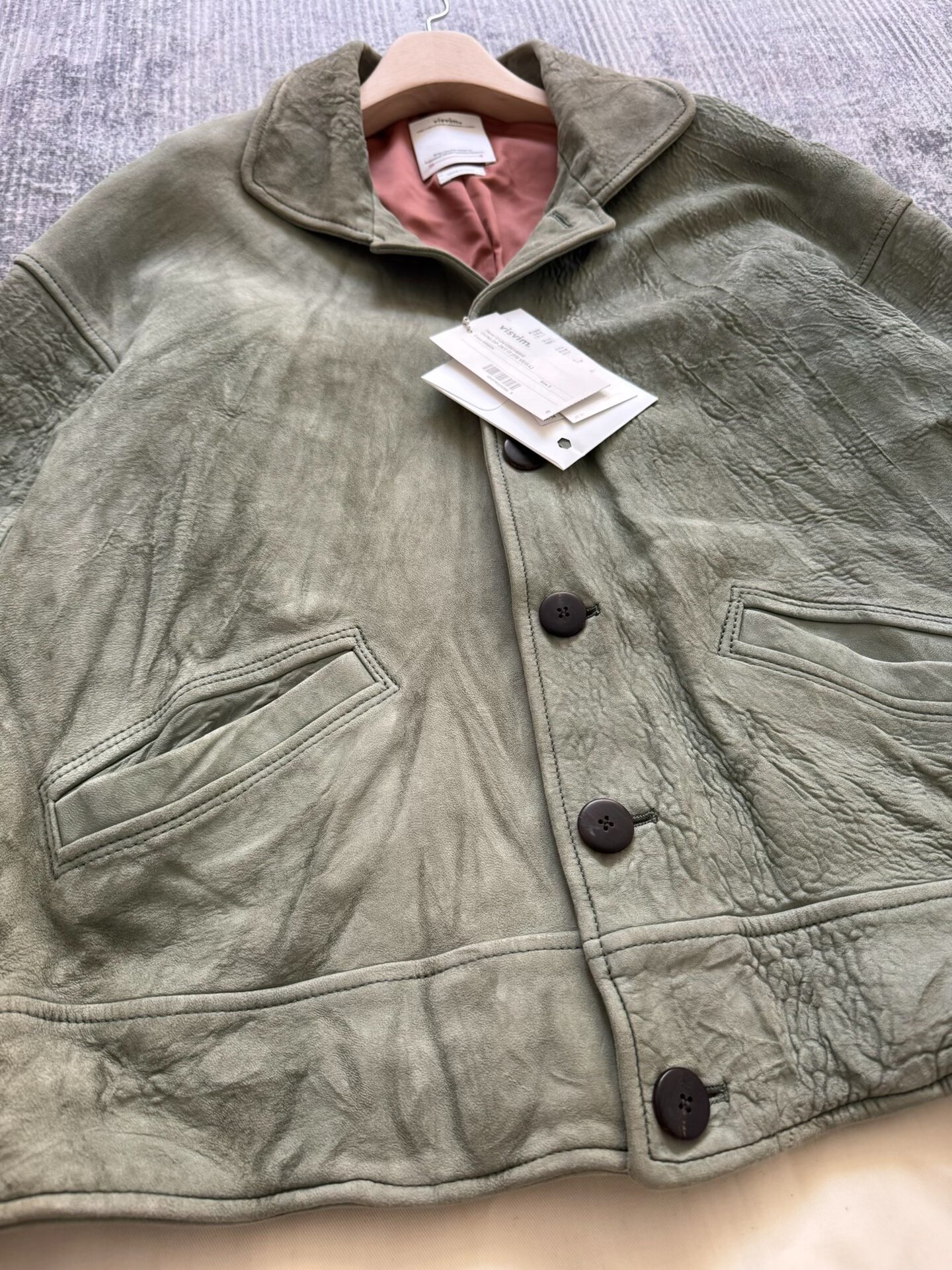 VISVIM 24SS DUNLOP JKT IT — back