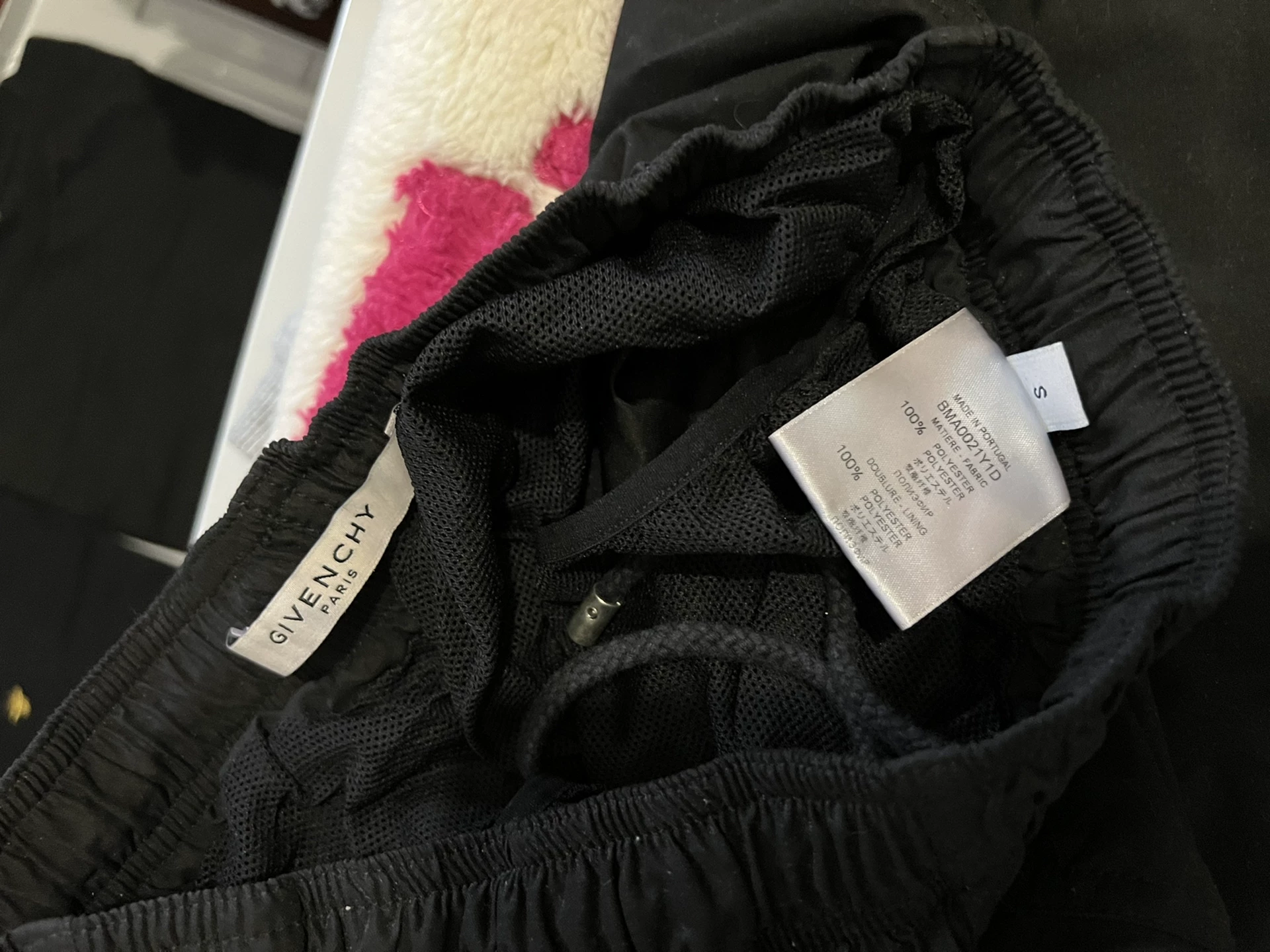 Givenchy Paris Black Shorts — front