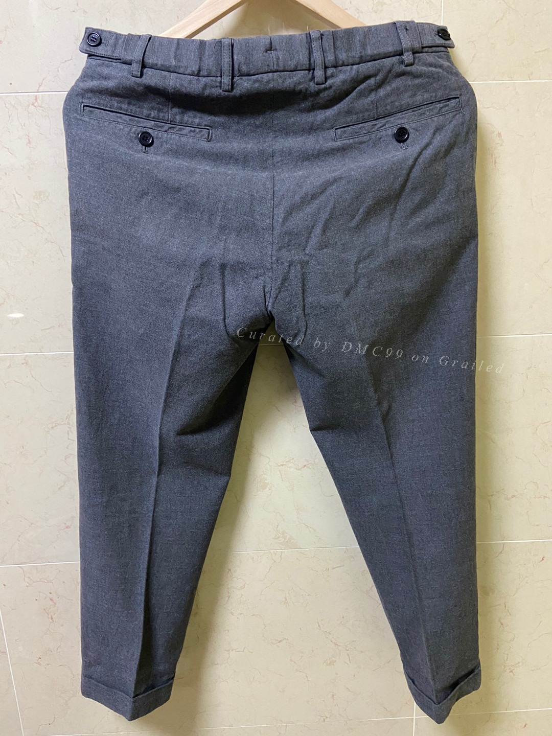 visvim higher water slacks slim — front