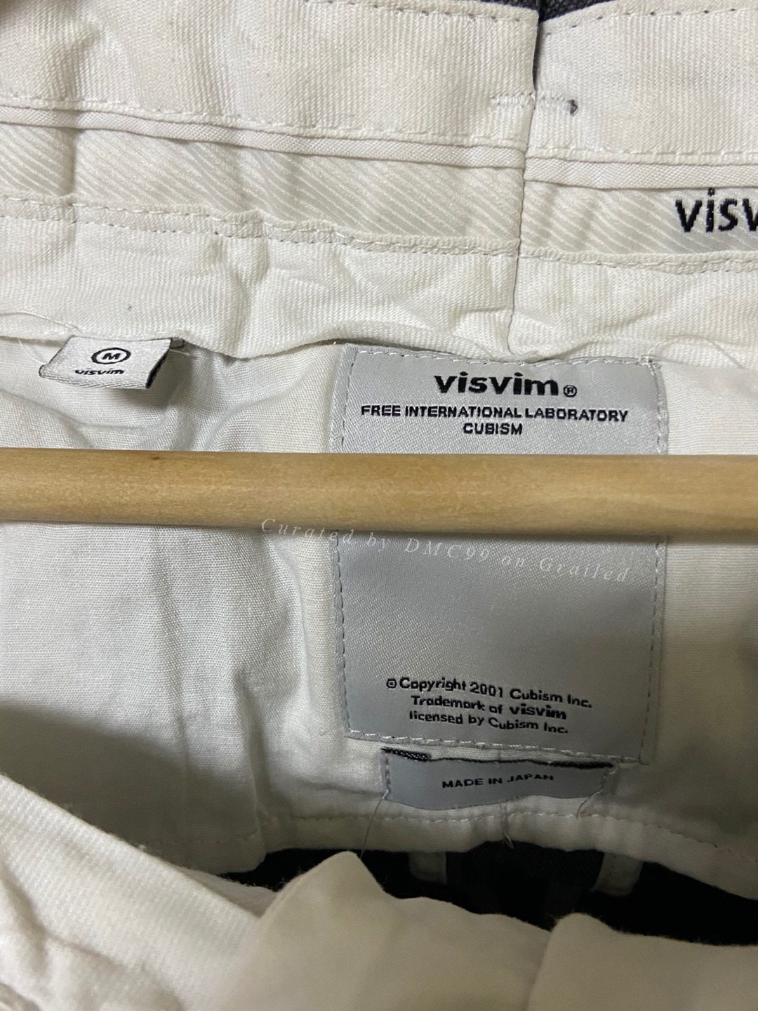 visvim higher water slacks slim — detail