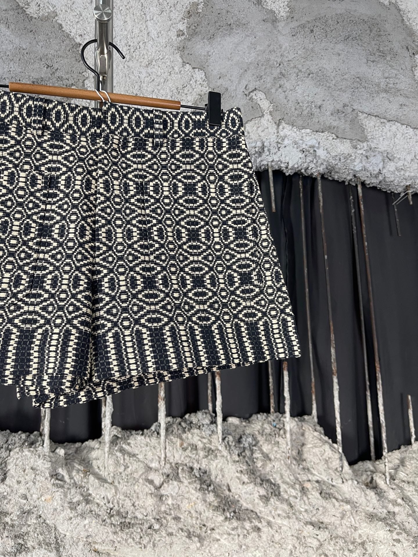 Dior Vintage Heavy Woven Shorts — back