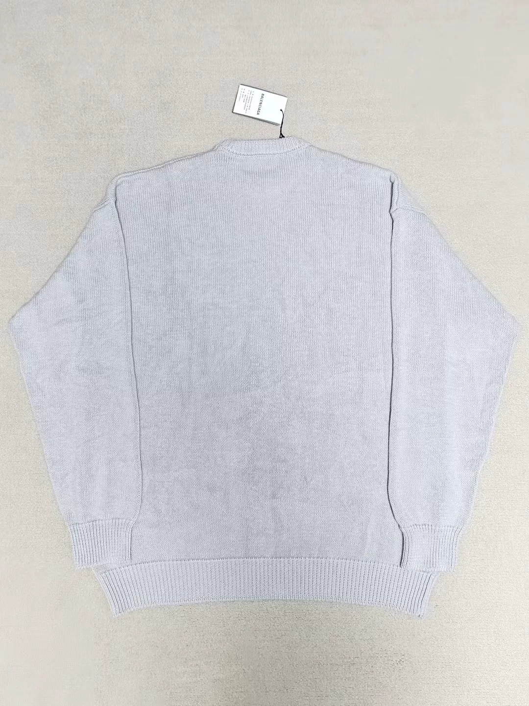 Balenciaga Double B Embroidery Knit Sweater — front