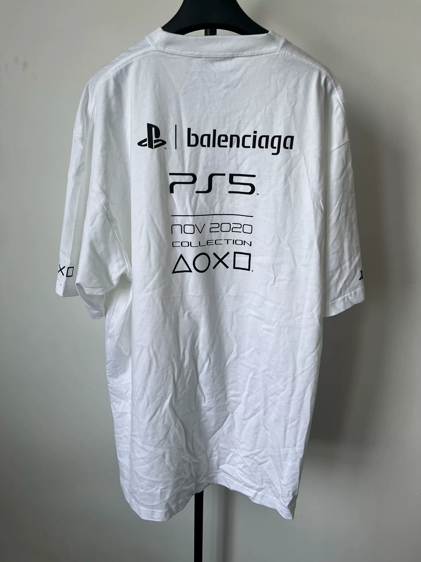 Balenciaga PS5 Print Short-Sleeve T-Shirt — front