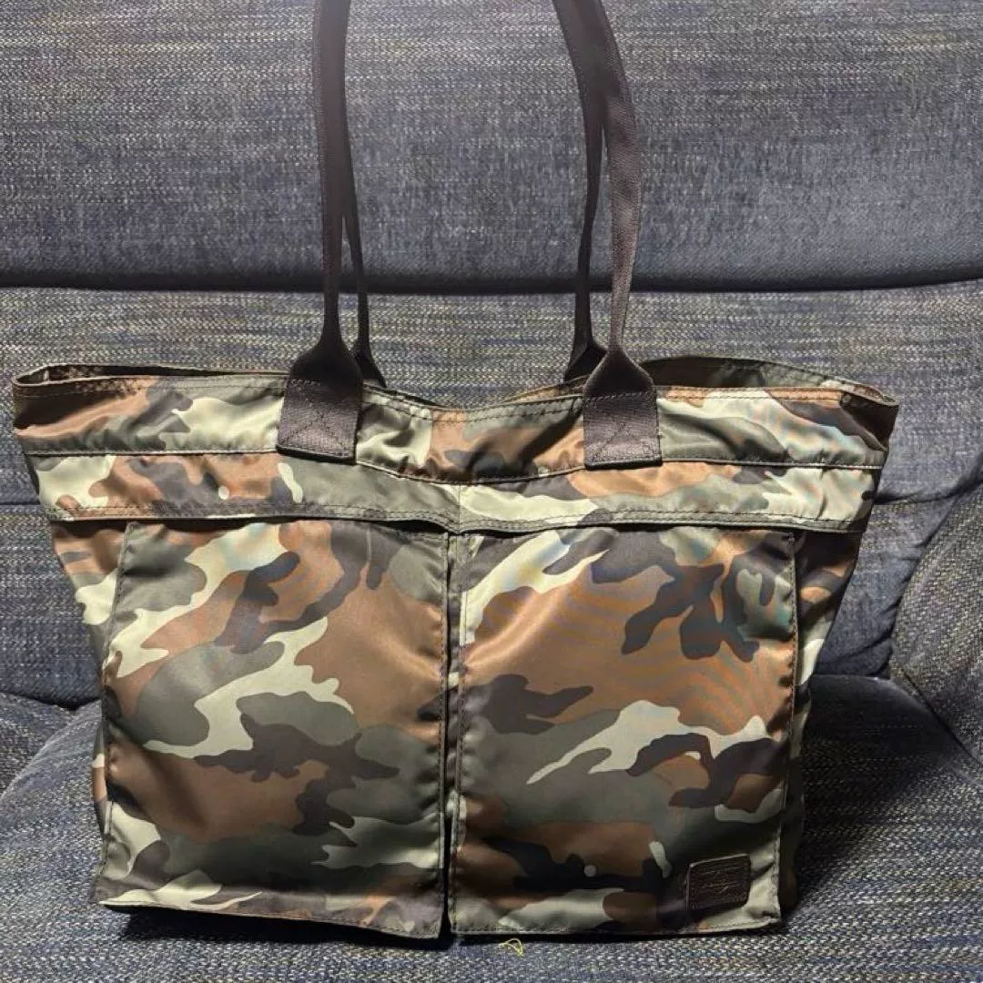 LOWERCASE×PORTER×EDIFICE Camo Tote — detail