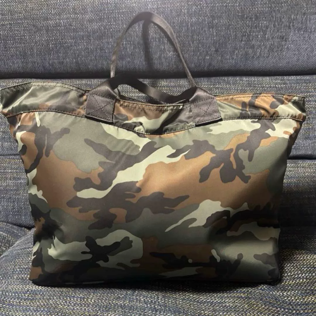 LOWERCASE×PORTER×EDIFICE Camo Tote — back